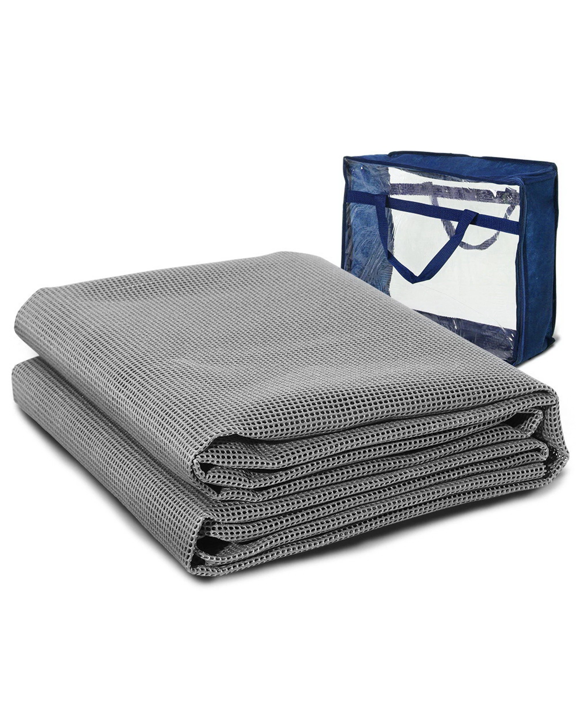 1 Weisshorn Annex Matting Floor Mats Mesh Caravan Camping Annexe - Grey, 1 of 6