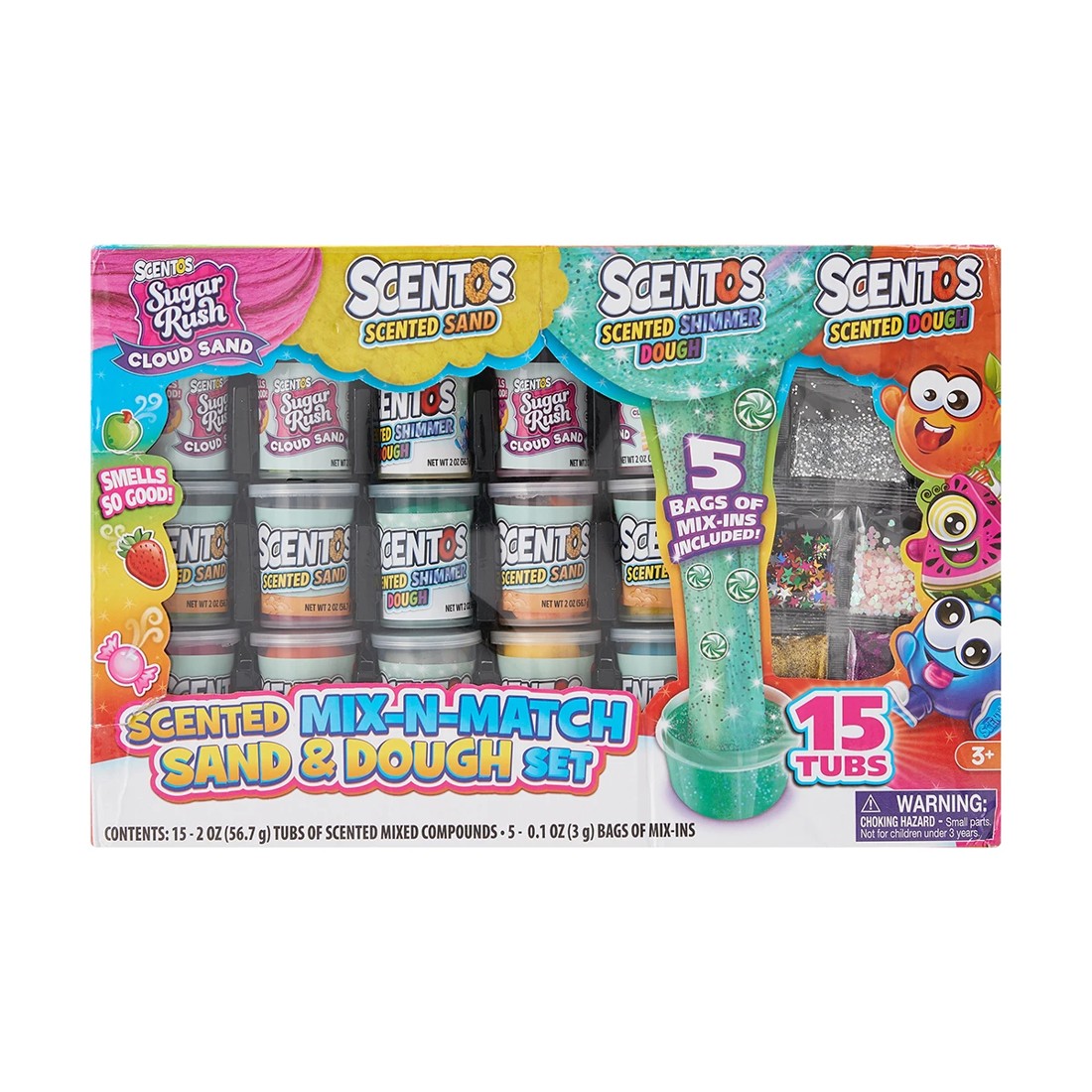 1 Scentos Scented Mix-N-Match Sand & Dough Set, 1 of 8