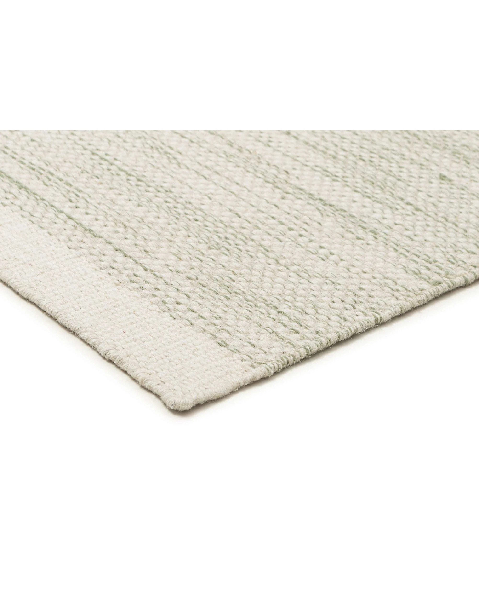 4 Loopsie Opelika Mint Wool Flatweave Rug-400cm x 300cm - Green, 4 of 7
