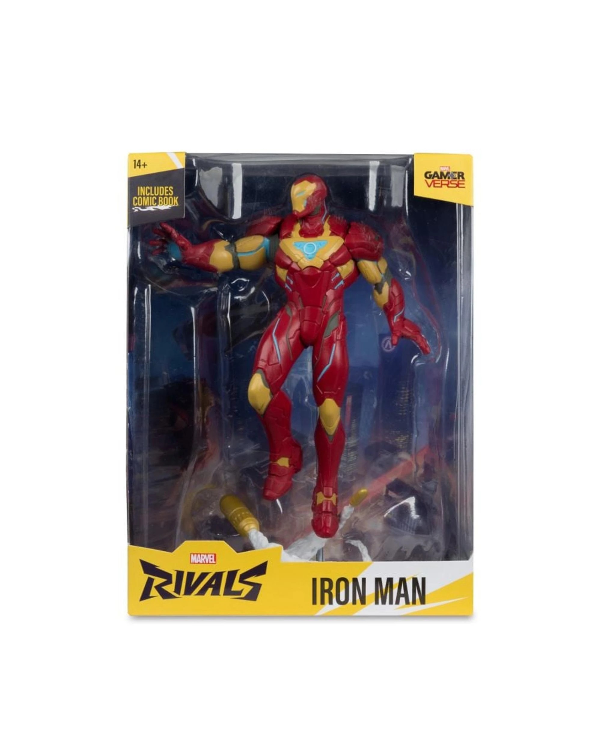 9 McFarlane Gamerverse Marvel Rivals Iron Man 1:6 Scale Figure, 9 of 9