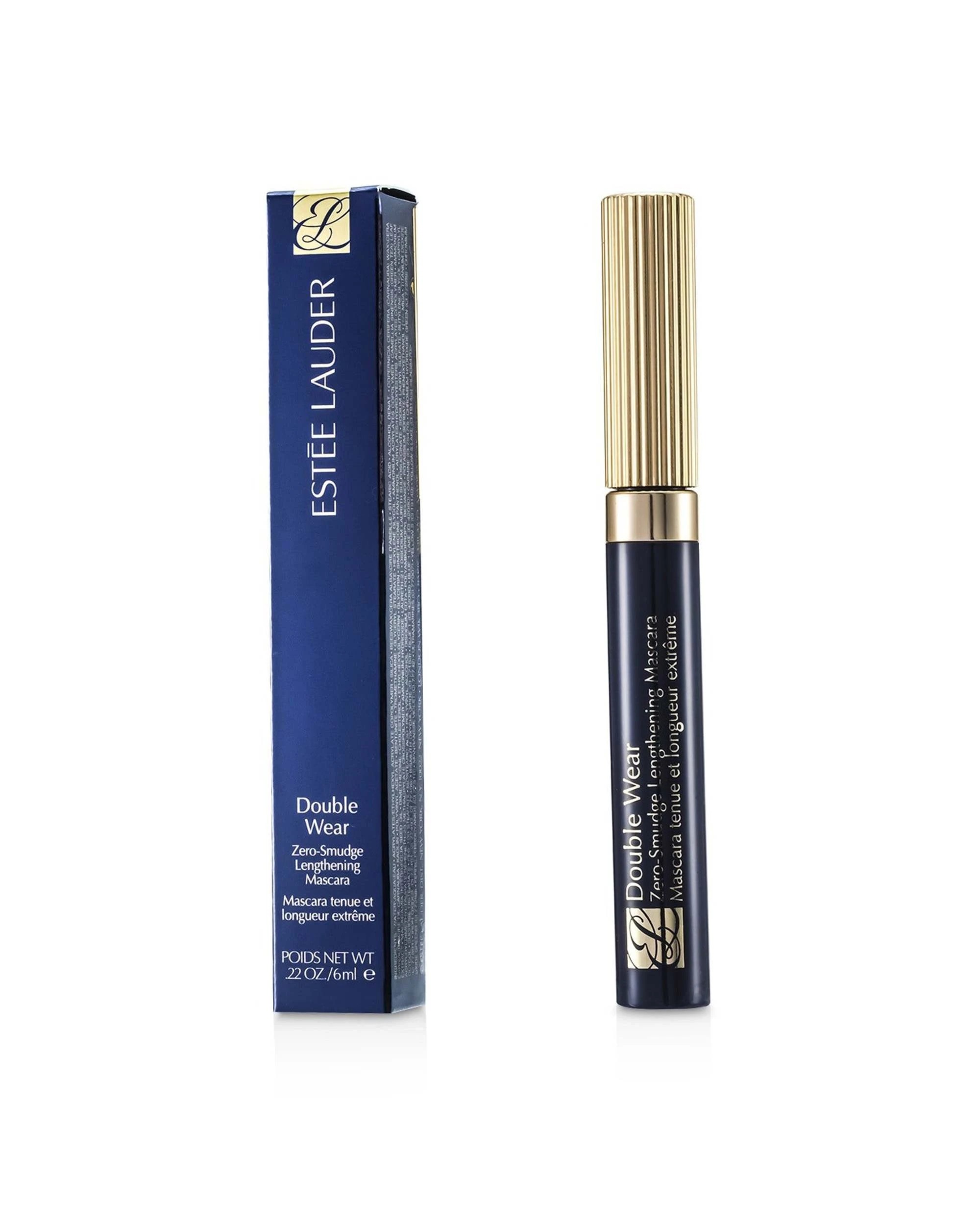 1 Estee Lauder Double Wear Zero Smudge Lengthening Mascara - # 01 Black  6ml/0.24oz, 1 of 2