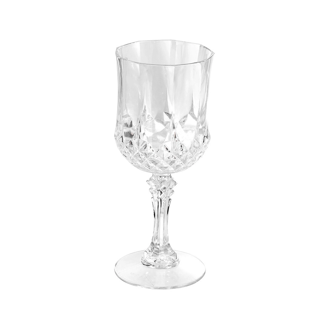 2 Lemon & Lime Crystal Deco 220ml Plastic Red Wine Glass Drinking Party Clear
 - Clear, 2 of 4