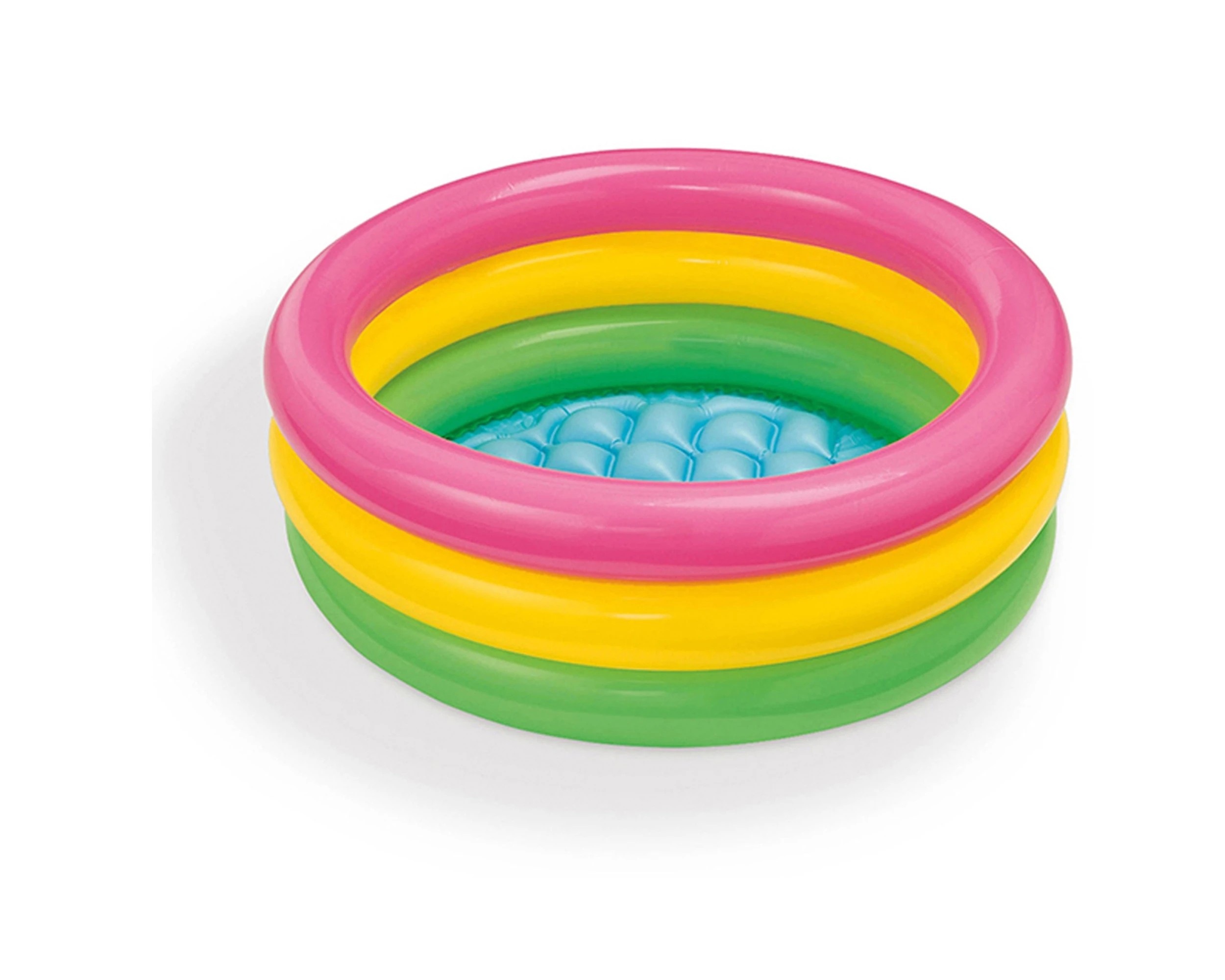1 Intex Sunset Glow Baby Pool 1-3Y Inflatable Pool Kids Pool 24 Inch Soft Floor - Multi, 1 of 2