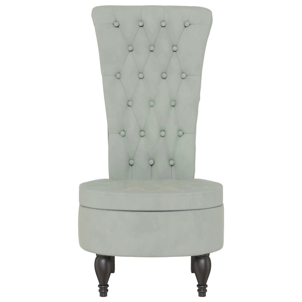 3 Vidaxl Chair - Light grey, 3 of 8