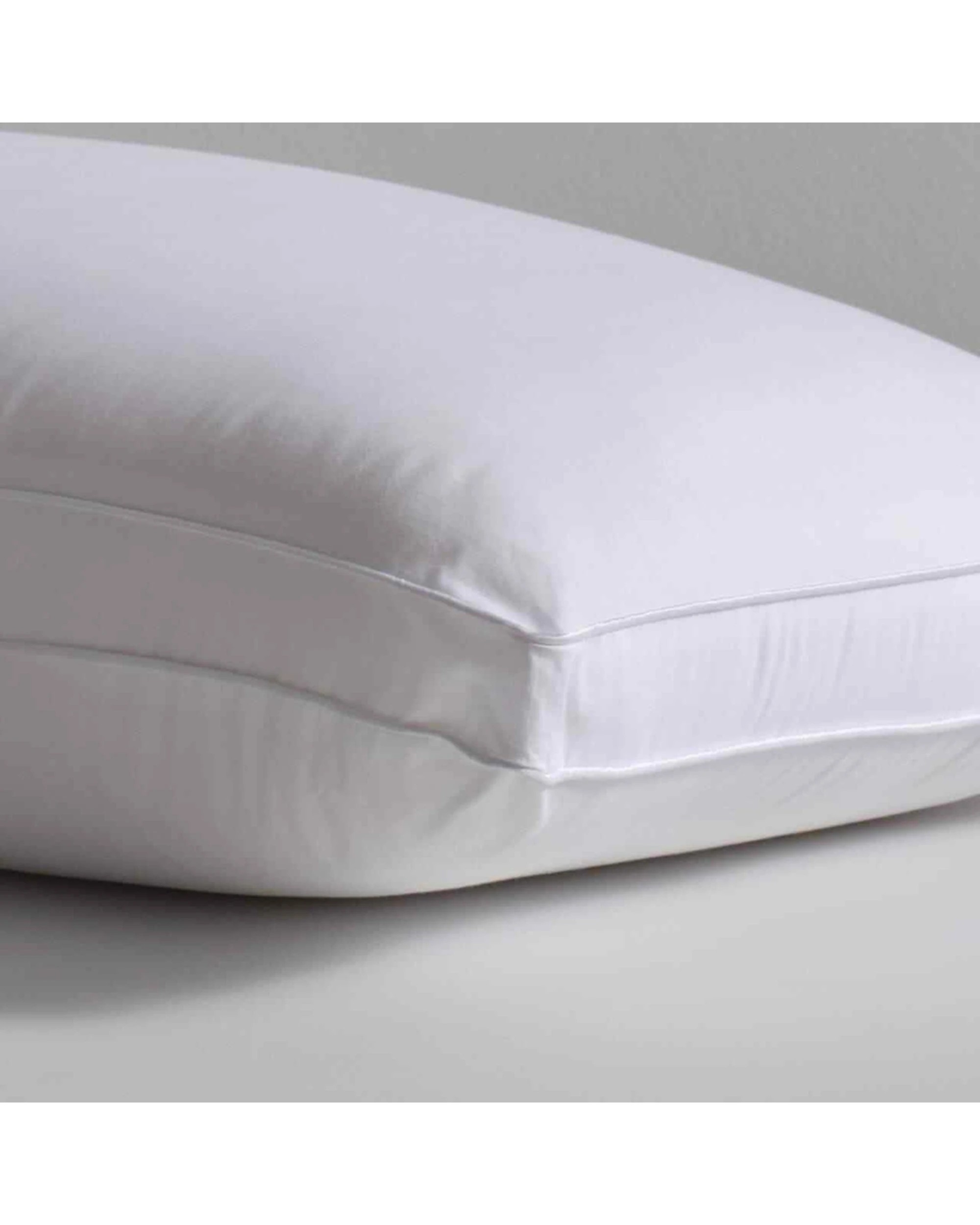 2 Canningvale Luxury Plush Microfibre Pillow Firm Profile Breathable Support - White, 2 of 3