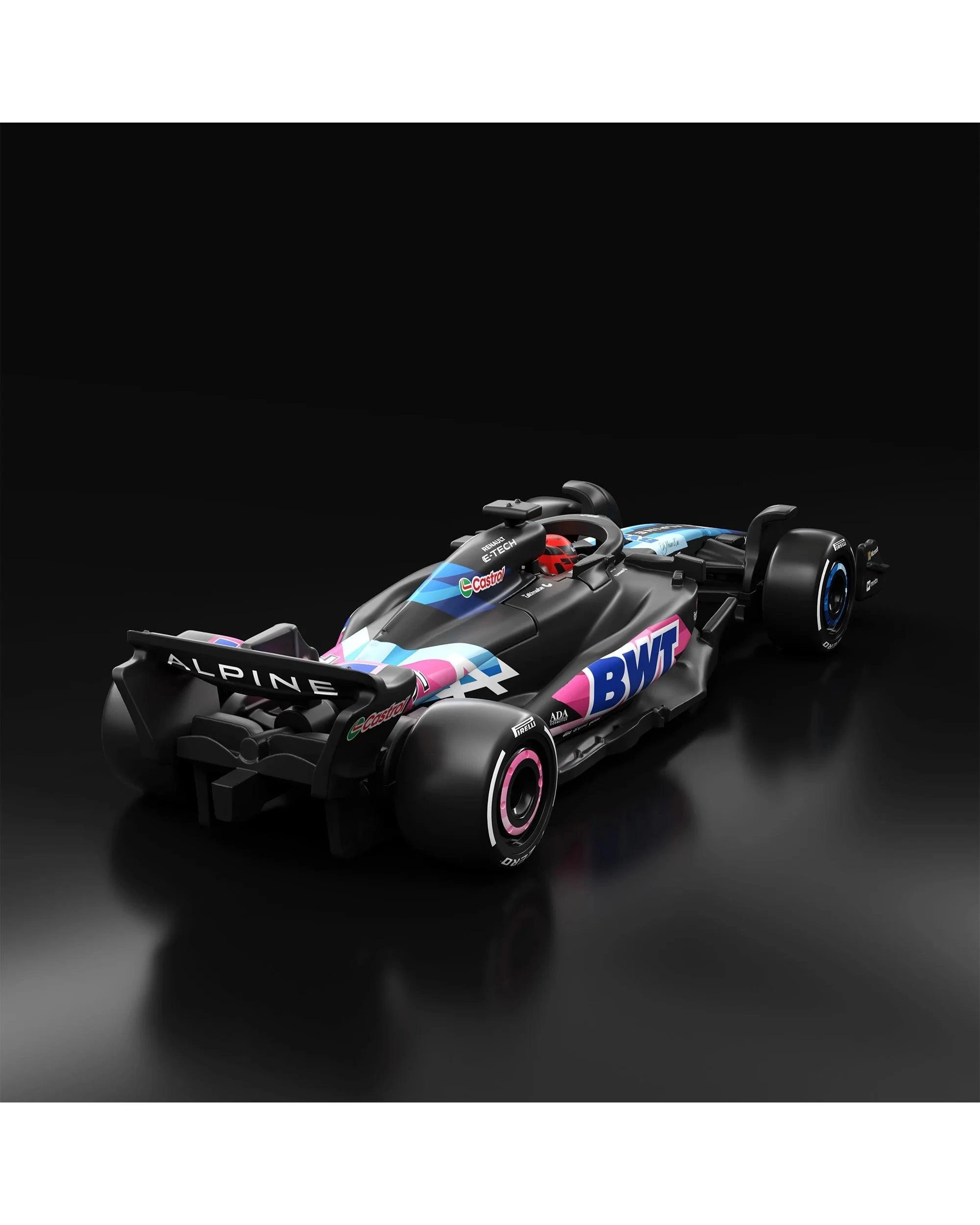 4 Hot Wheels Premium Formula 1 2024 BWT Alpine F1 Team A524 #31 Esteban Ocon Diecast Vehicle, 4 of 5
