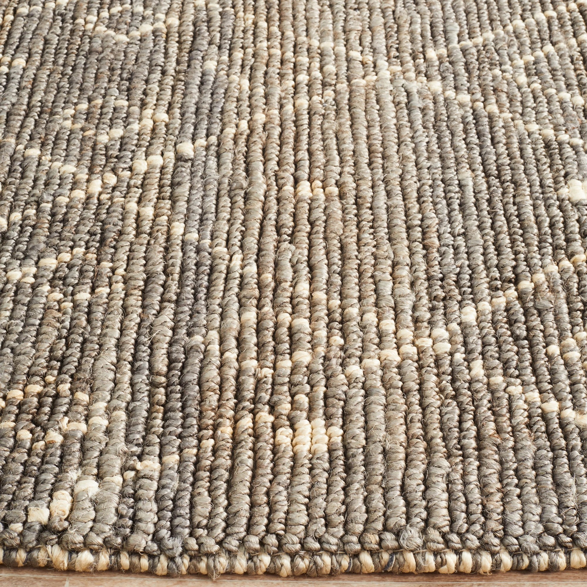 5 Common Ground Rugs Zanzibar 27 280x190cm - Large Jute Rug - Silver, 5 of 7