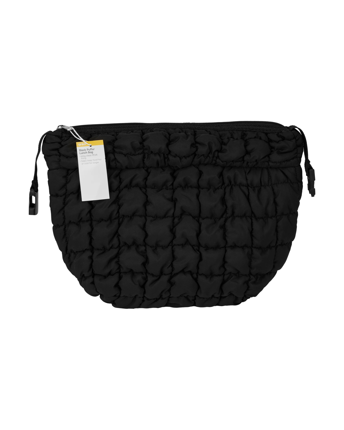 4 Black Puffer Lunch Bag, 4 of 5