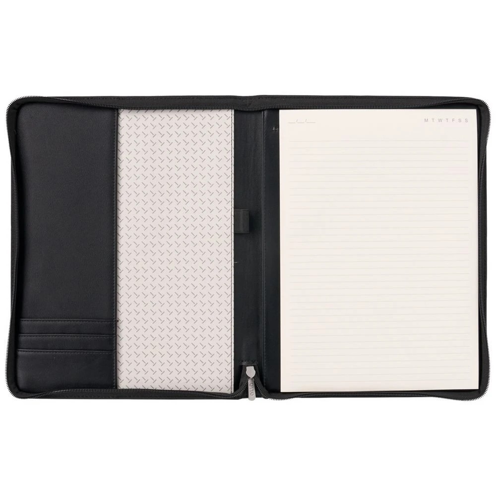 2 Otto A4 Zipper Compendium Black, 2 of 3
