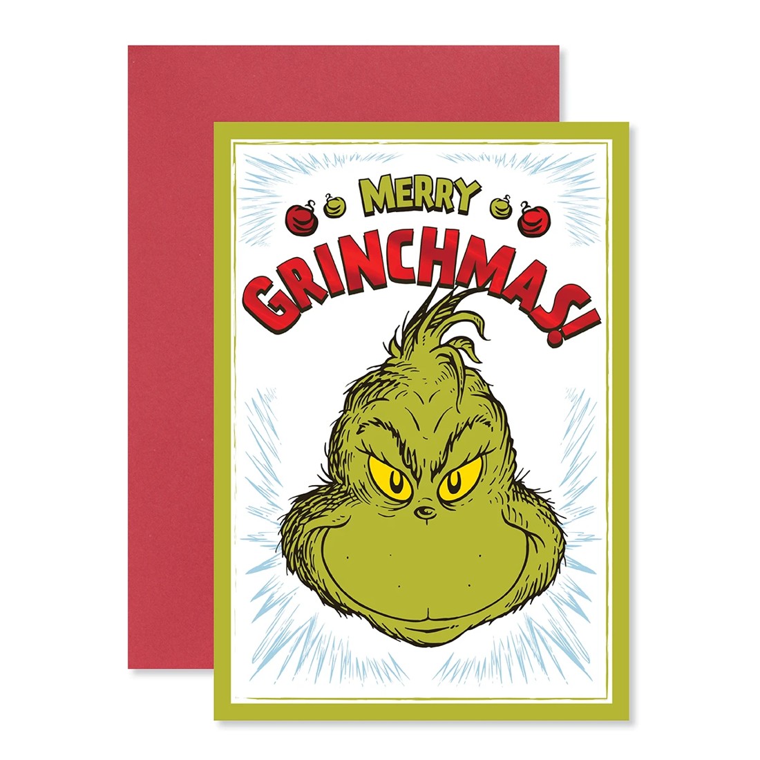 1 Hallmark Christmas Card - Merry Grinchmas!, 1 of 3