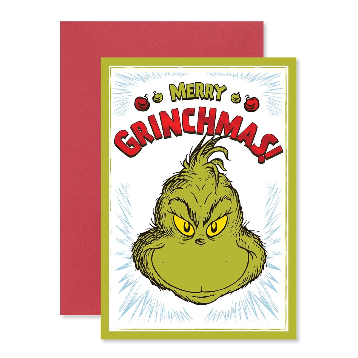 1 Hallmark Christmas Card - Merry Grinchmas!, 1 of 3