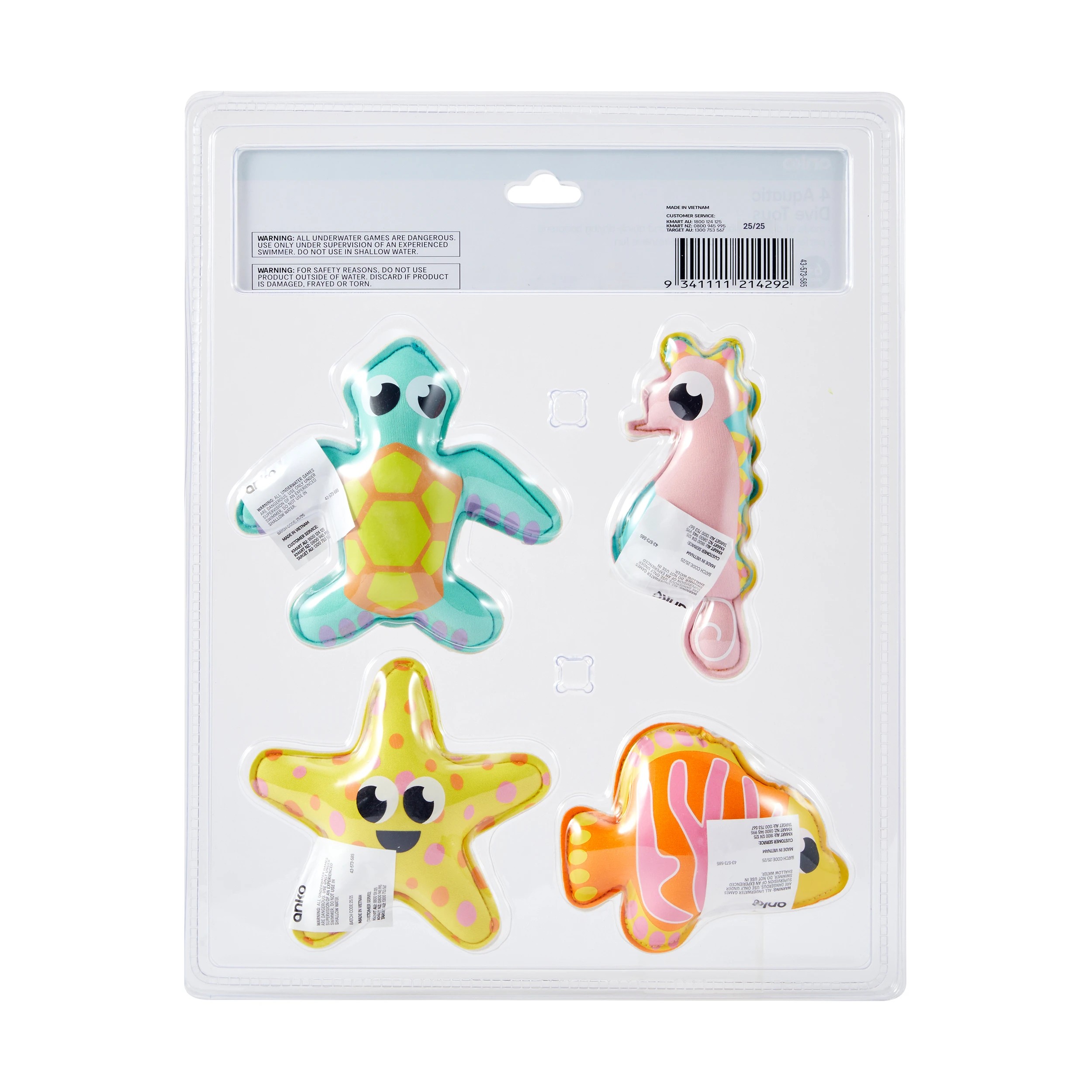 7 4 Pack Aquatic Dive Toys, 7 of 7