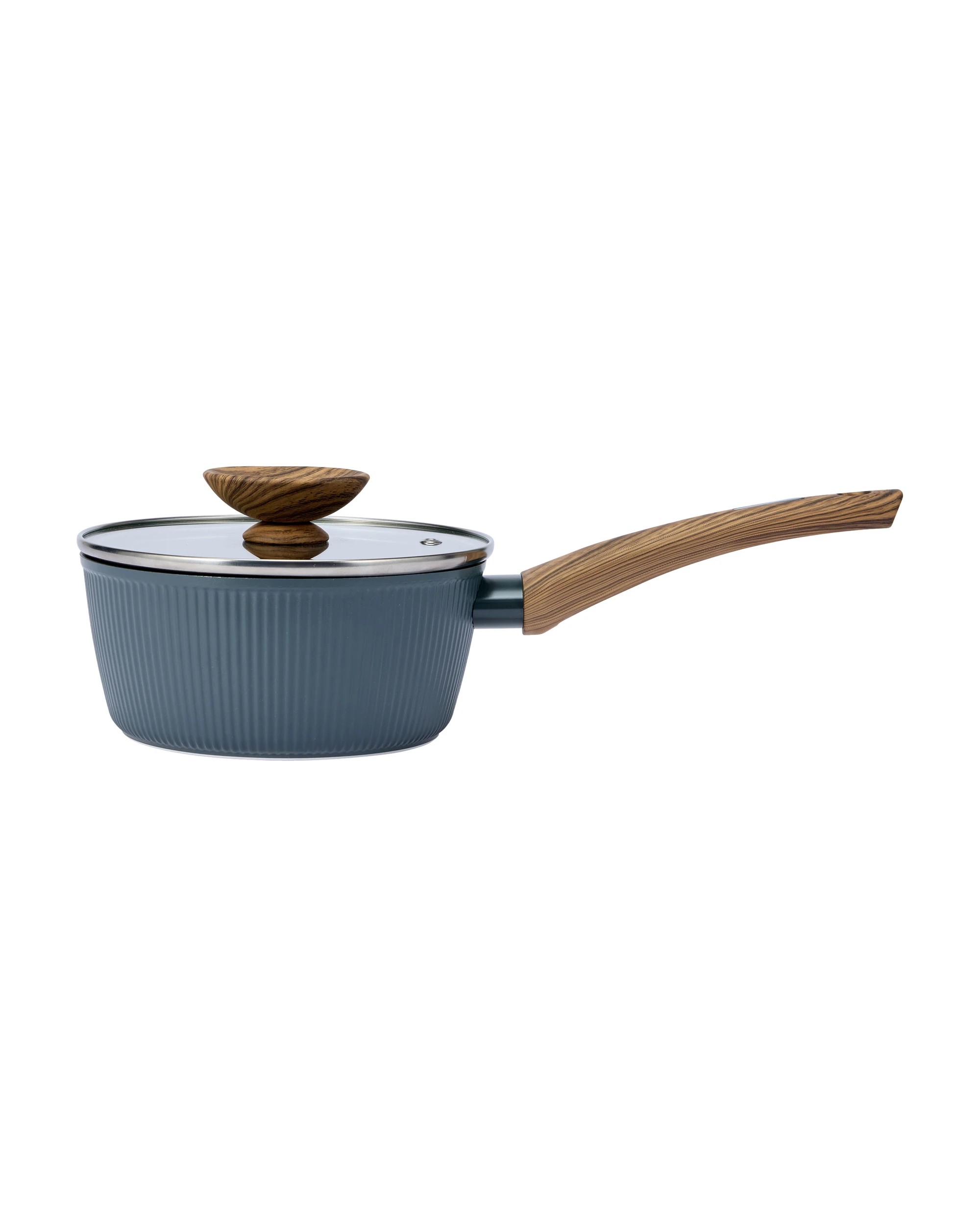 5 5 Piece Wood Look Linear Cookware Set - Grey, 5 of 10