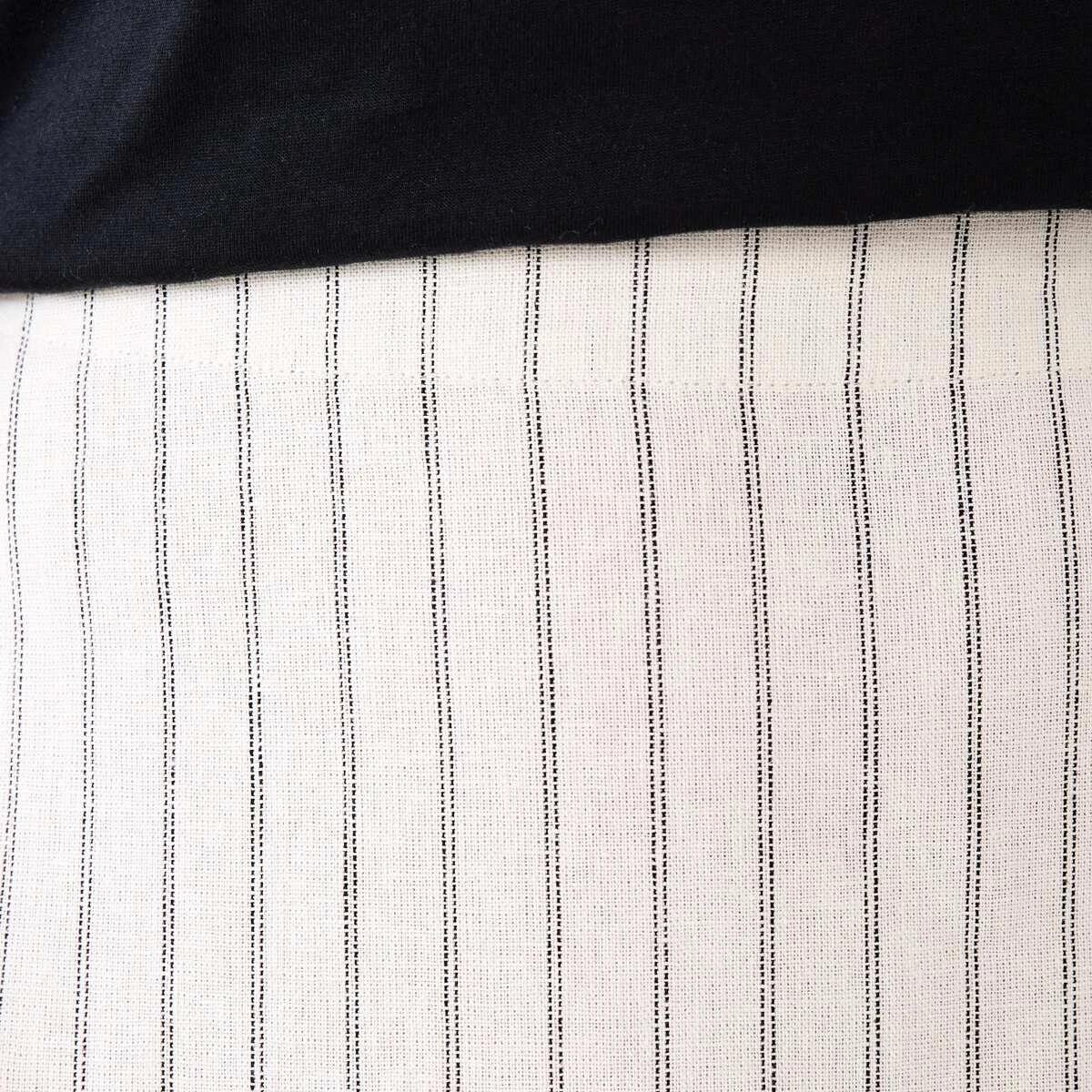 4 Linen Blend Maxi Skirt DOUBLE STRIPE, 4 of 4