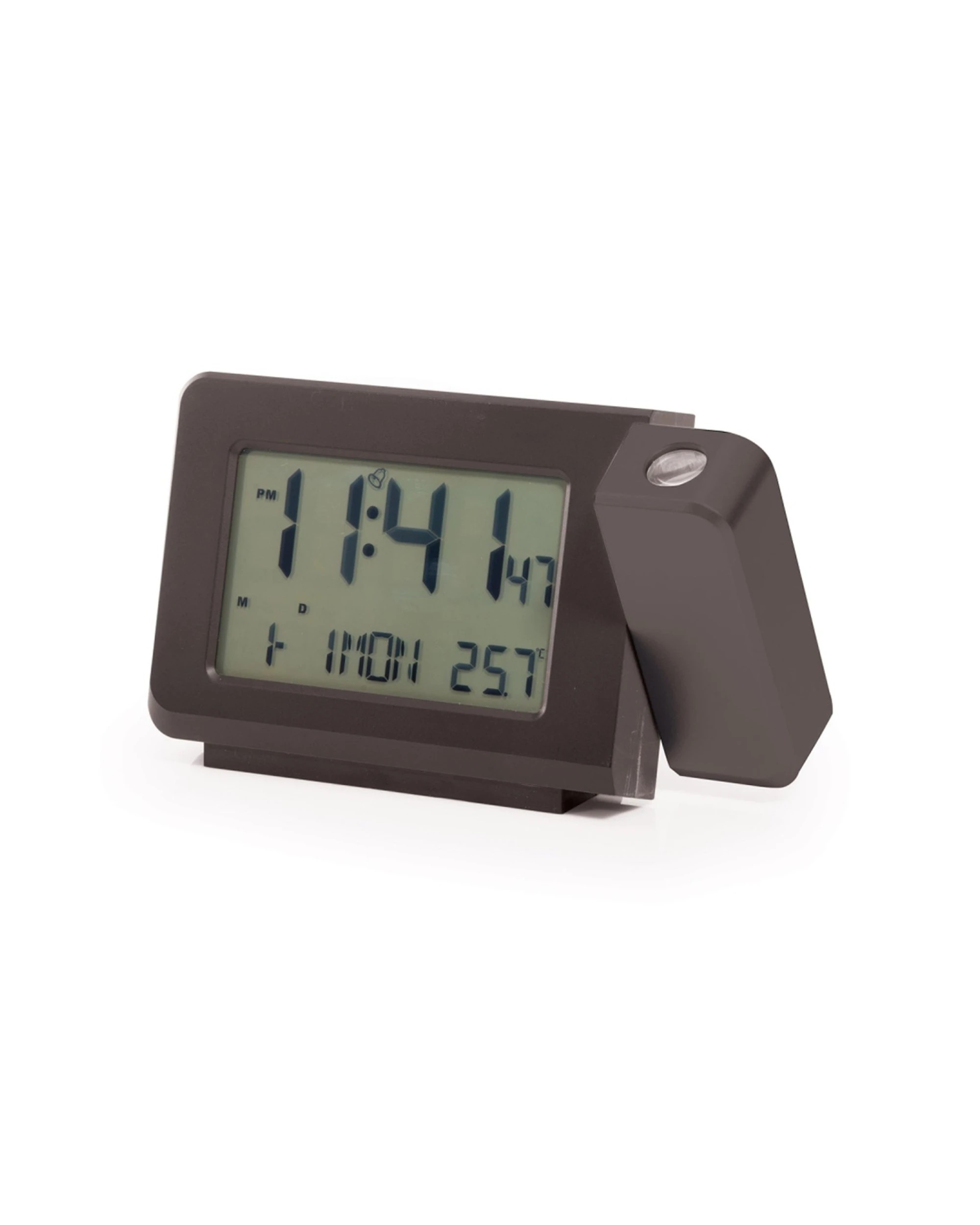 1 Maverick Desktop Projector LED Clock Digital Time Projection Alarm - Black, 1 of 4