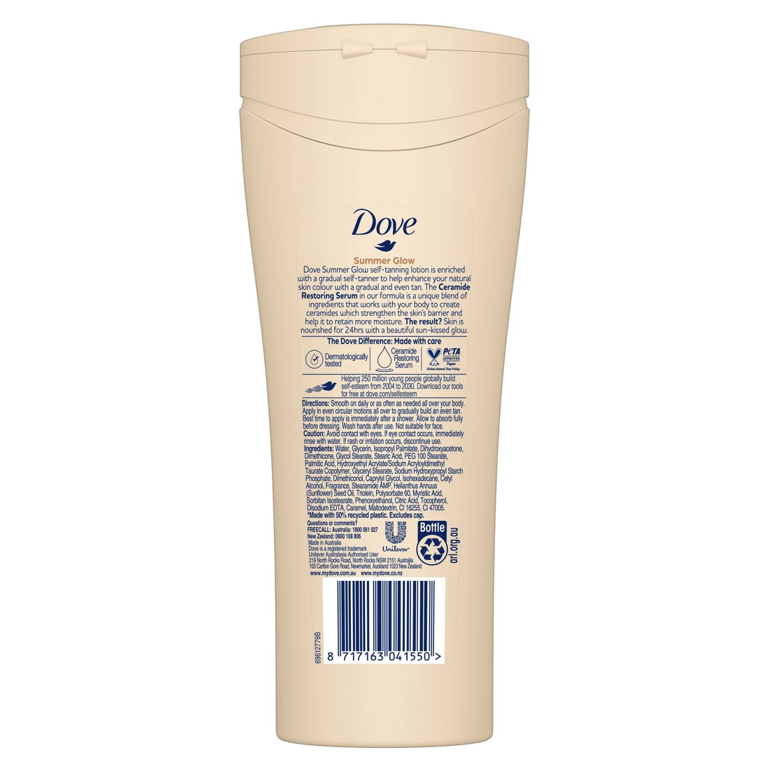 2 Dove Summer Glow Gradual Tan Body Lotion Fair to Medium 250ml, 2 of 8