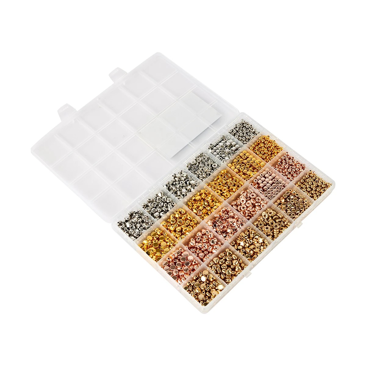 3 Metallic Spacer Beads, 3 of 6