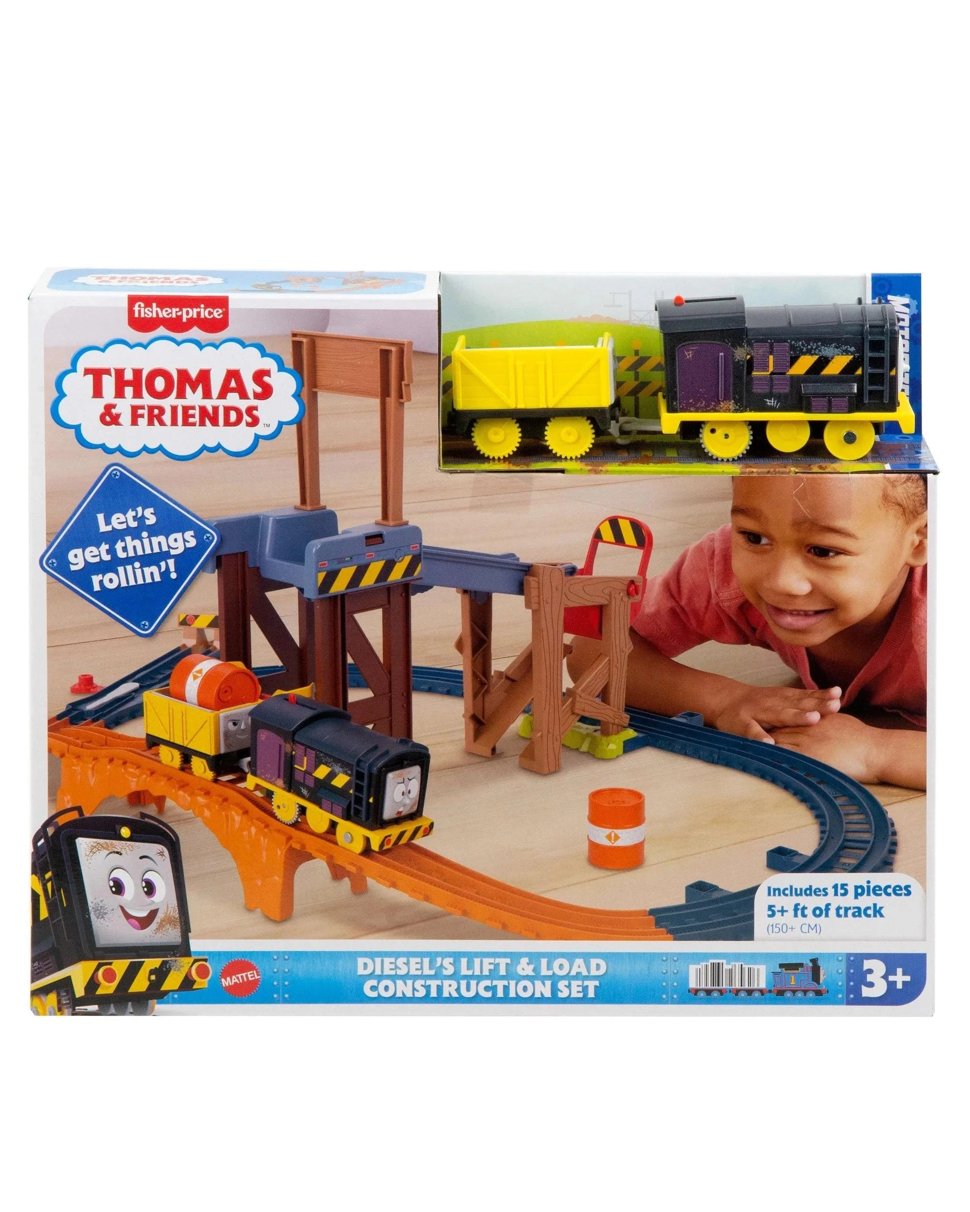 1 Fisher-Price Thomas and Friends Diesel's Lift and Load Construction Set, 1 of 9