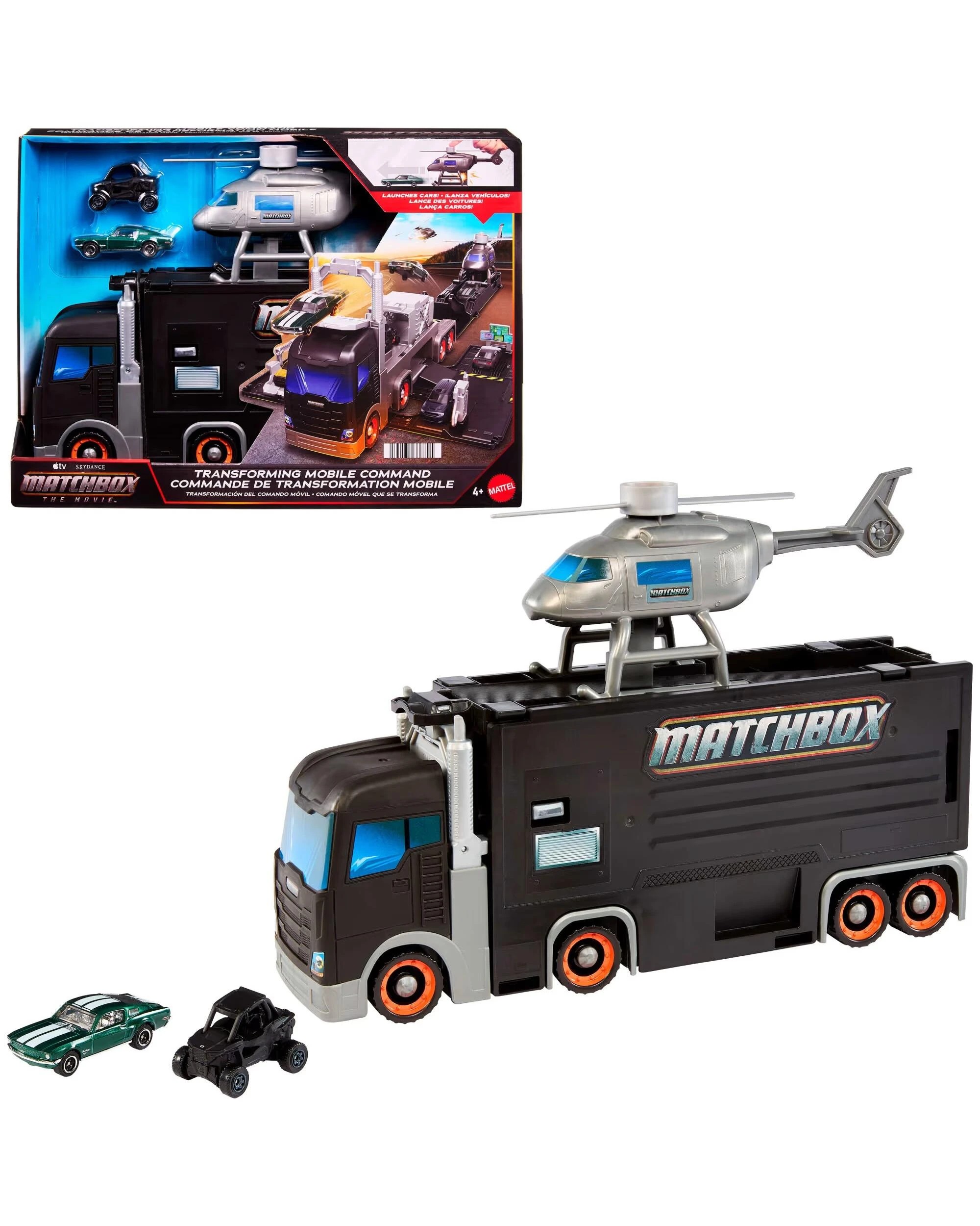 1 Matchbox The Movie Transforming Mobile Command Playset, 1 of 6