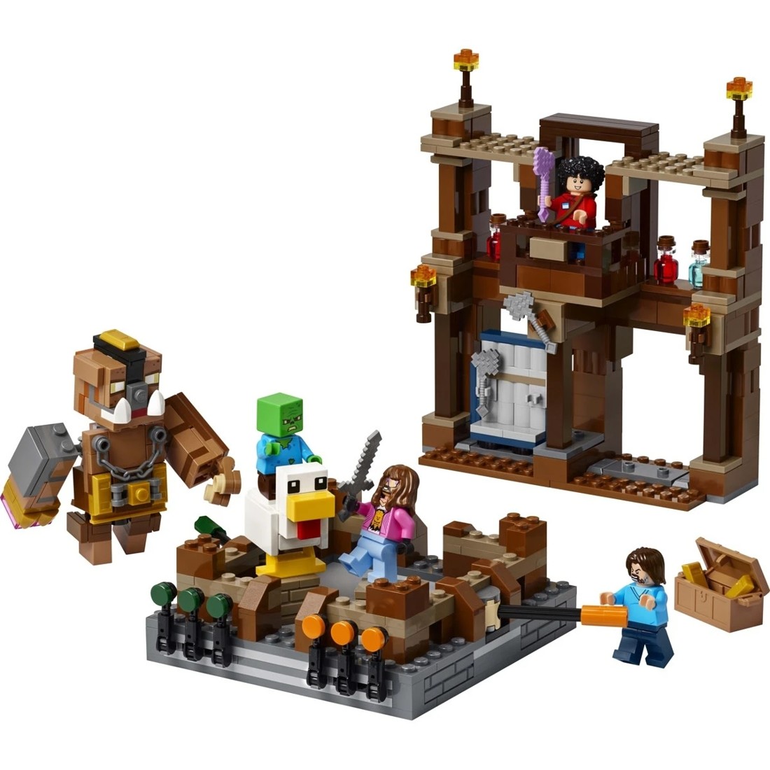 3 LEGO Minecraft Woodland Mansion Fighting Ring 21272, 3 of 9