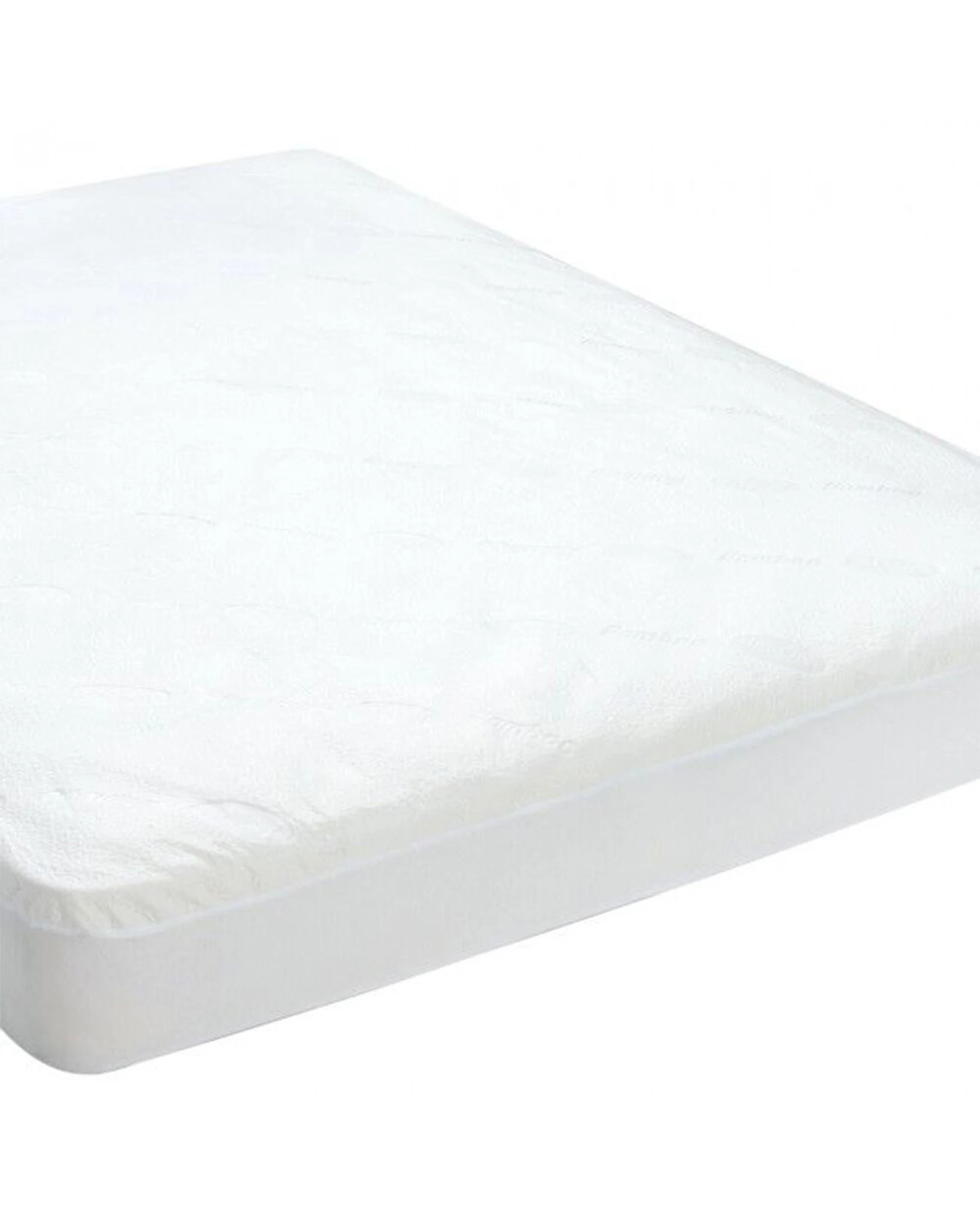 2 Jason Commercial Bamboo Mattress Protectors 203x203cm - White, 2 of 3