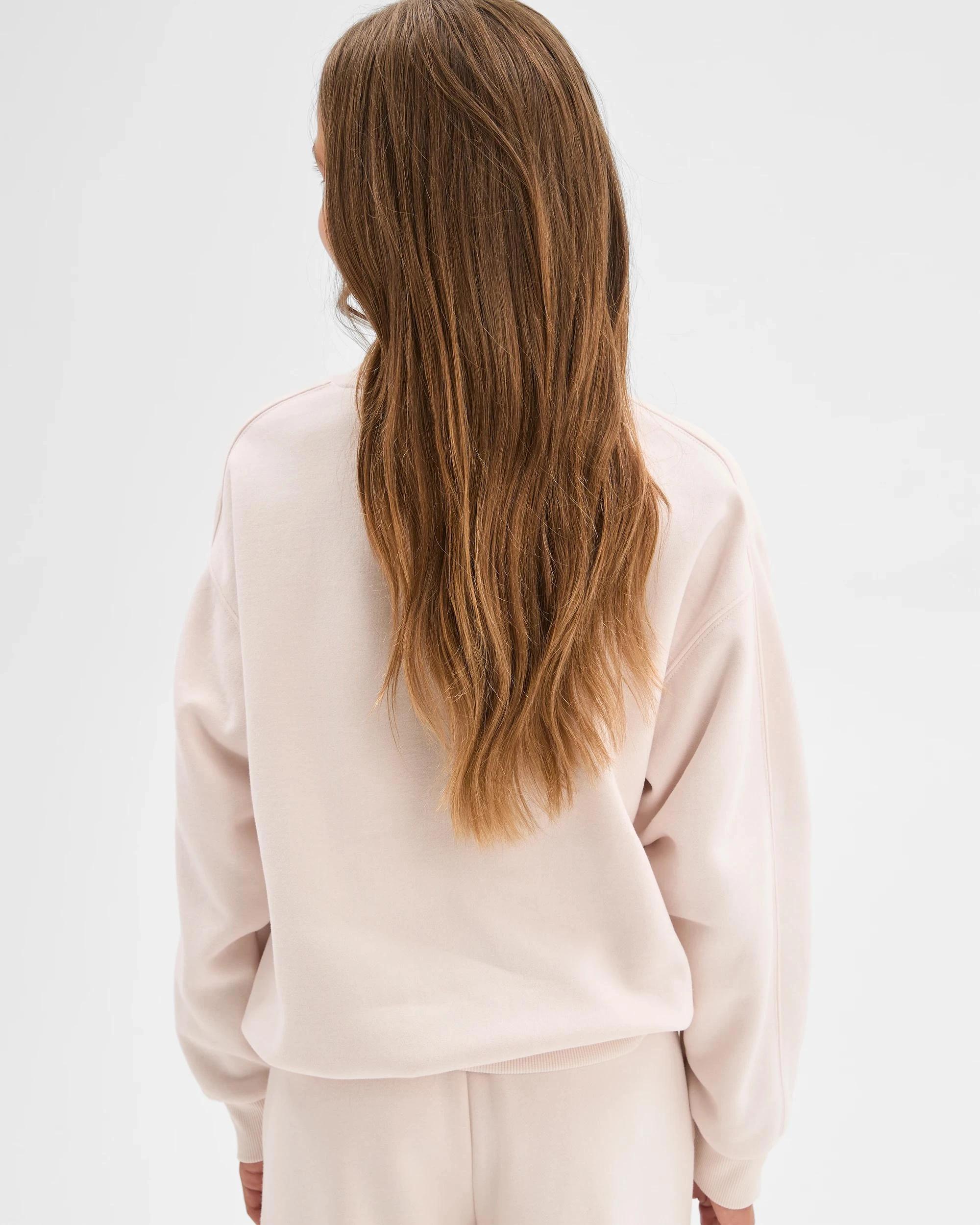 4 Target Kids Australian Cotton Blend Long Sleeve Fleece Top PASTEL PARCHMENT, 4 of 8