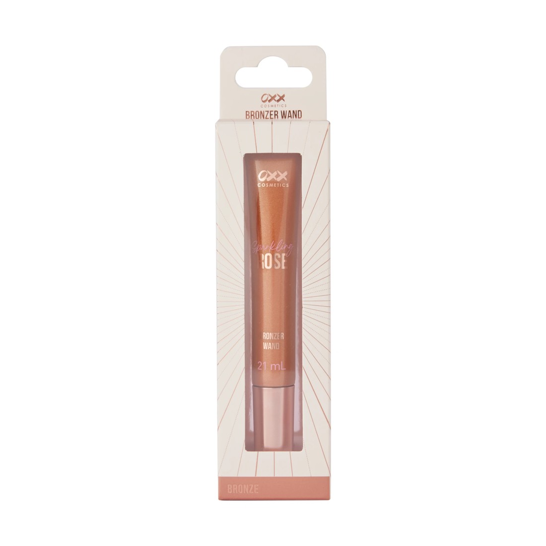 1 OXX Cosmetics Sparkling Rose Bronzer Wand - Bronze, 1 of 8