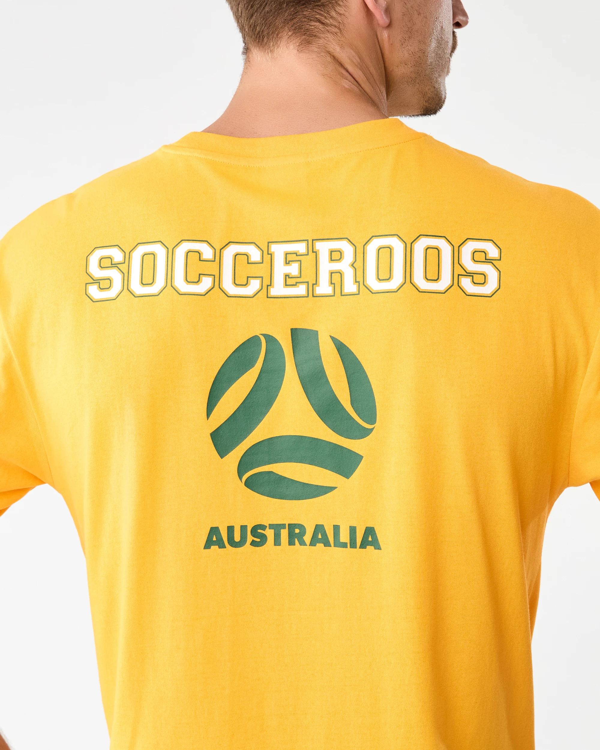 7 Socceroos Adult T-shirt Yellow, 7 of 7
