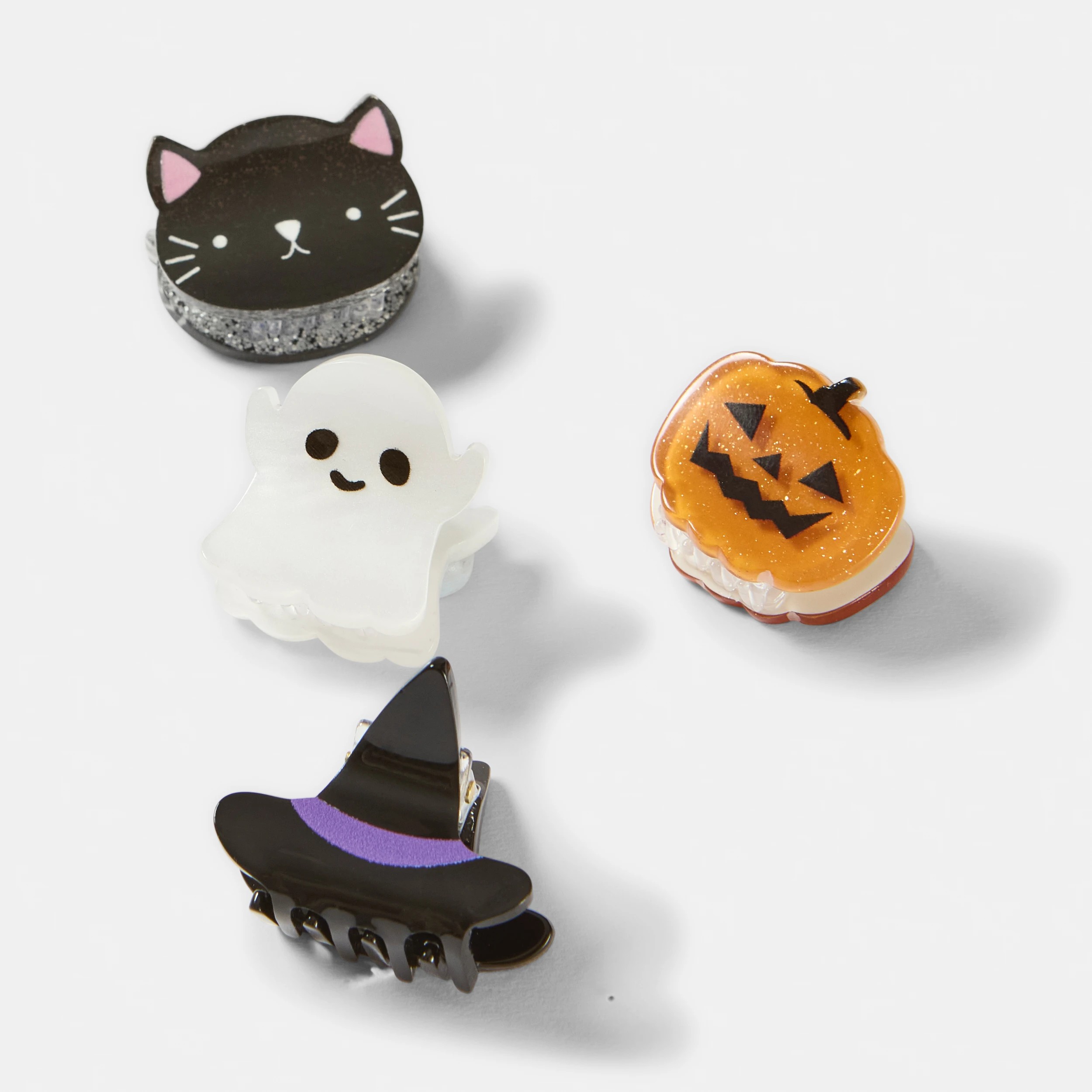 2 4 Pack Halloween Claw Hair Clips, 2 of 3