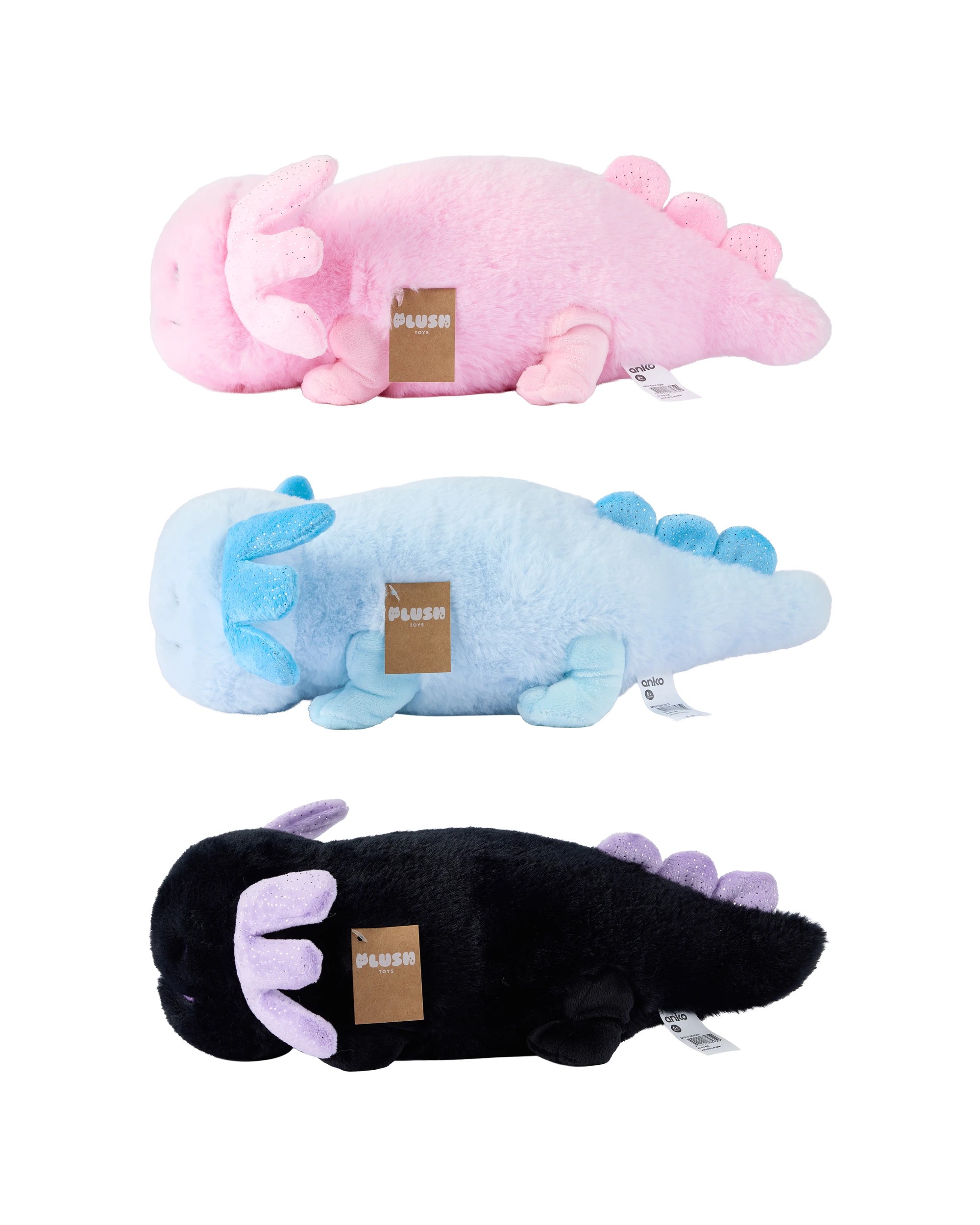 3 Axolotyl Plush Toy - Assorted, 3 of 3