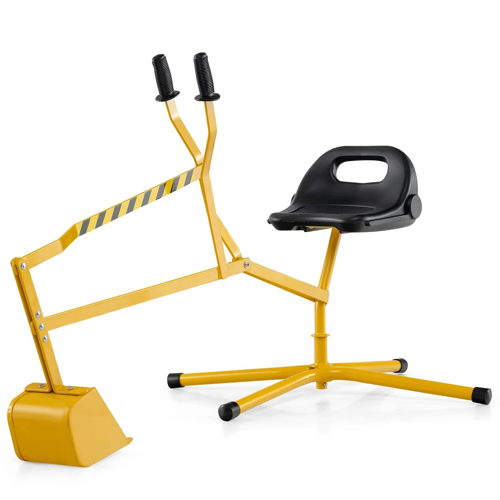 1 Costway Sand Digger w/Flexible Shovel 123cm 2-Handed Control - Yellow, 1 of 3