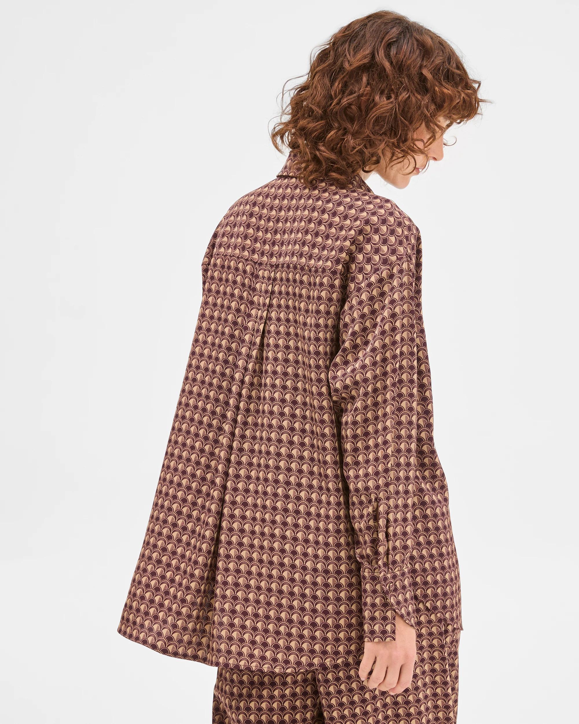 6 Preview Long Sleeve Set Dressing Shirt PINOT GEO SCARF, 6 of 6