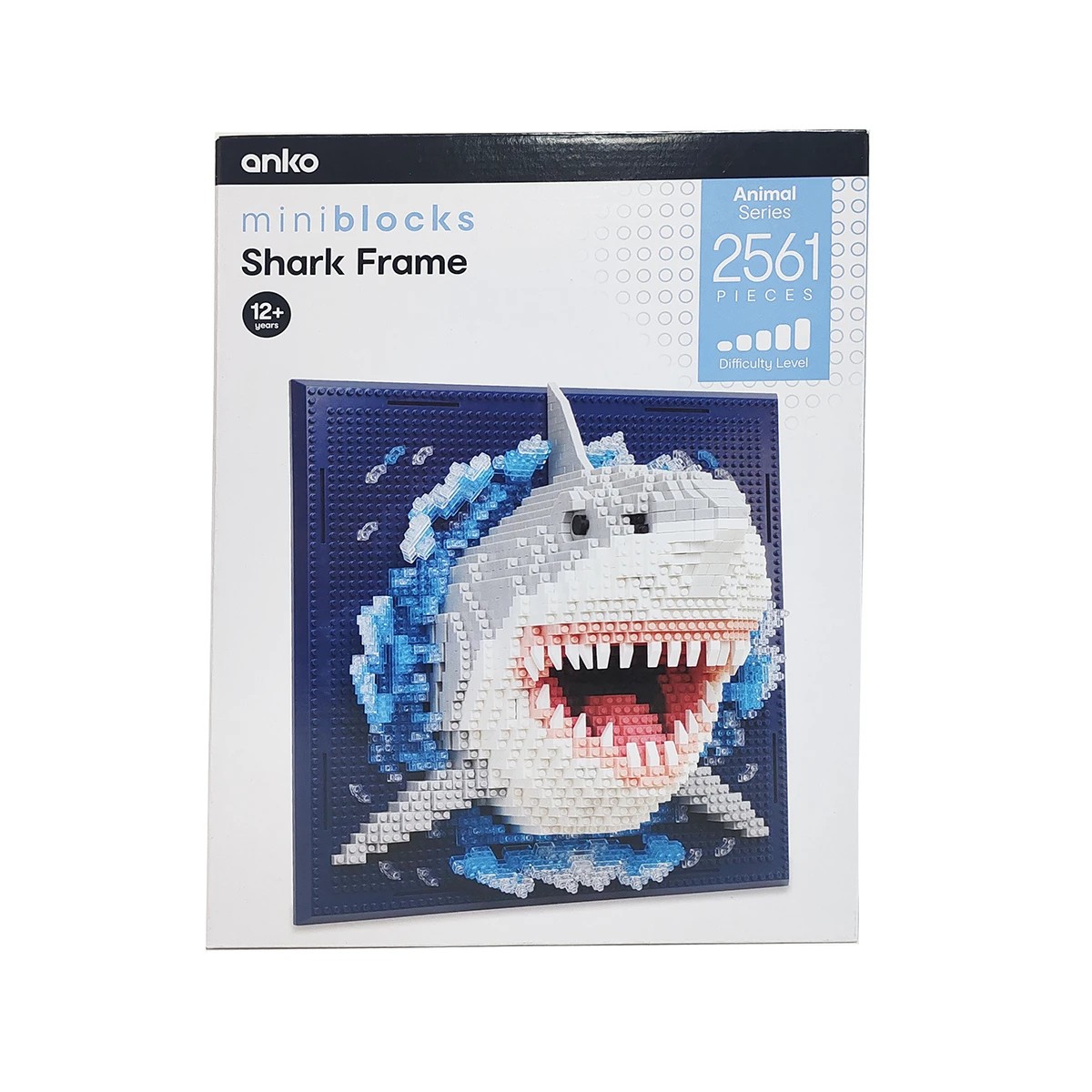 1 2561 Piece Mini Blocks Animal Series: Shark Frame, 1 of 7