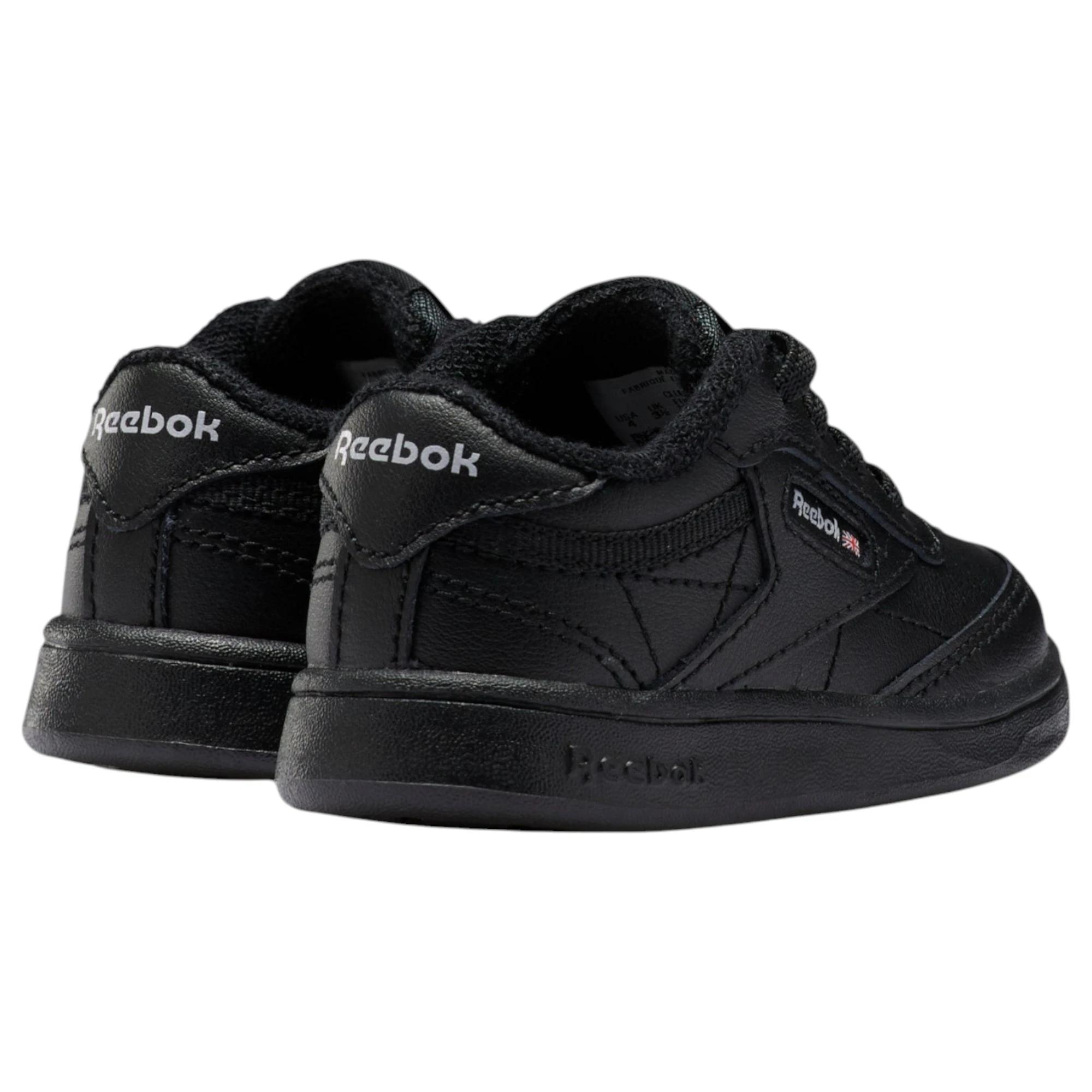 4 Reebok Unisex Toddler Club C Triple Casual Shoes BLACK, 4 of 8