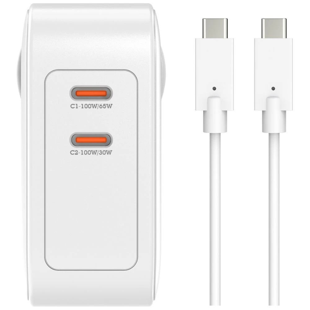 2 J.Burrows 100W GaN Dual USB-C Wall Charger, 2 of 5