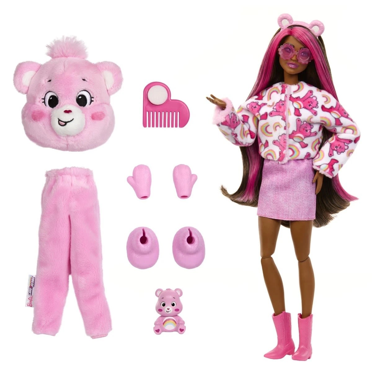4 Barbie Cutie Reveal Care Bears Series Doll - Assorted, 4 of 9