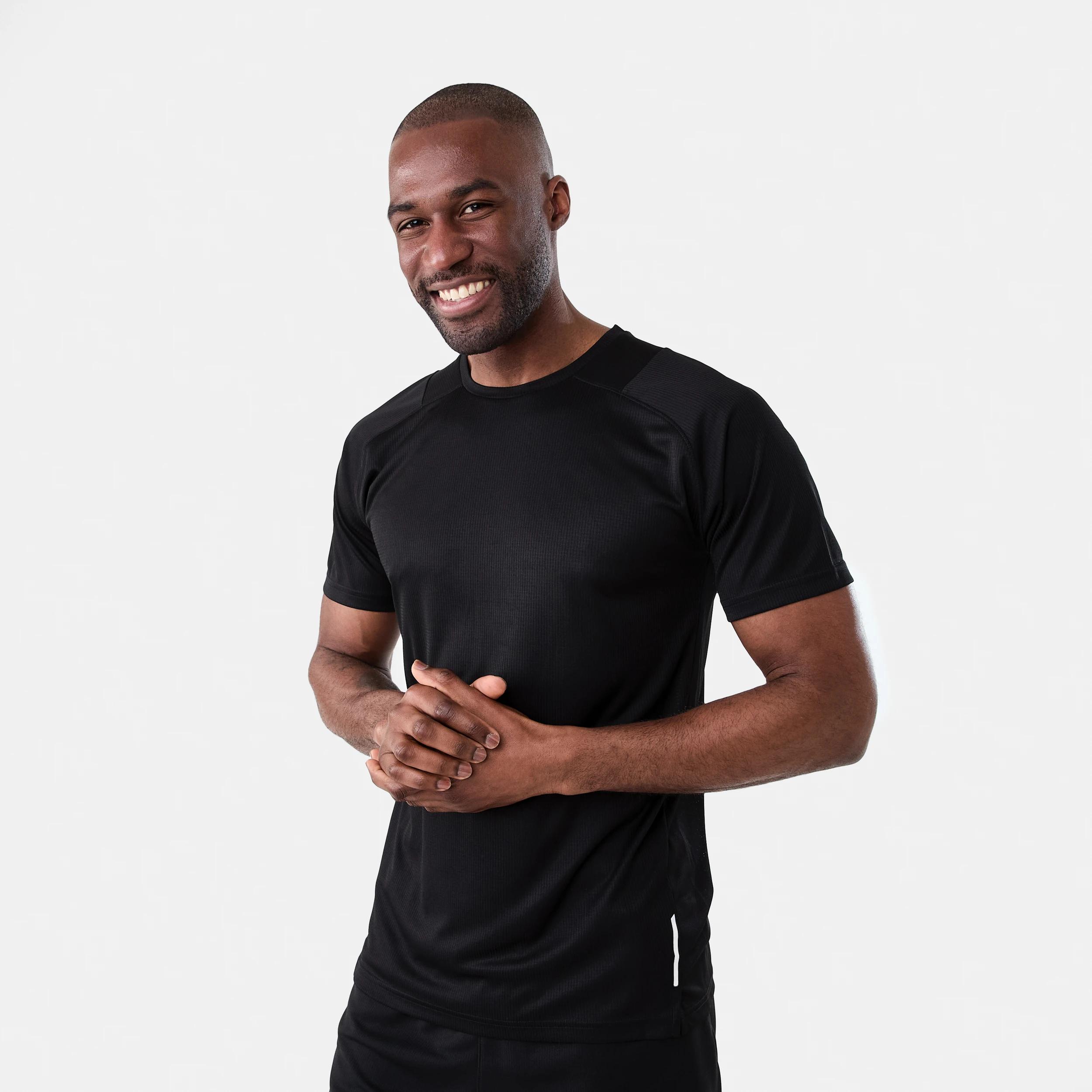 2 Active Mens Performance T-shirt BLACK, 2 of 7