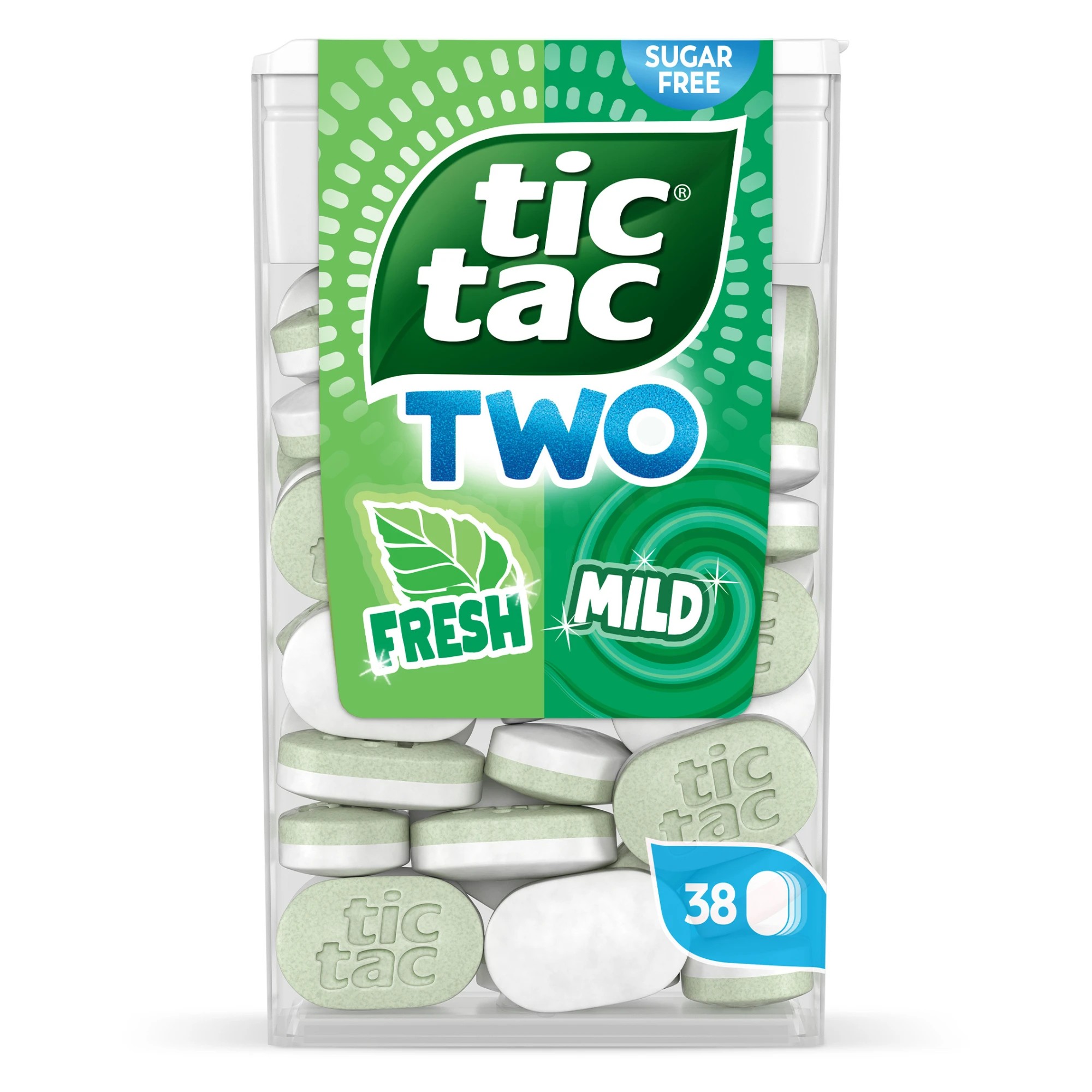 1 Tic Tac Two 38 Pack Spearmint Fresh & Mild Sugar Free Mints 38.5g, 1 of 6