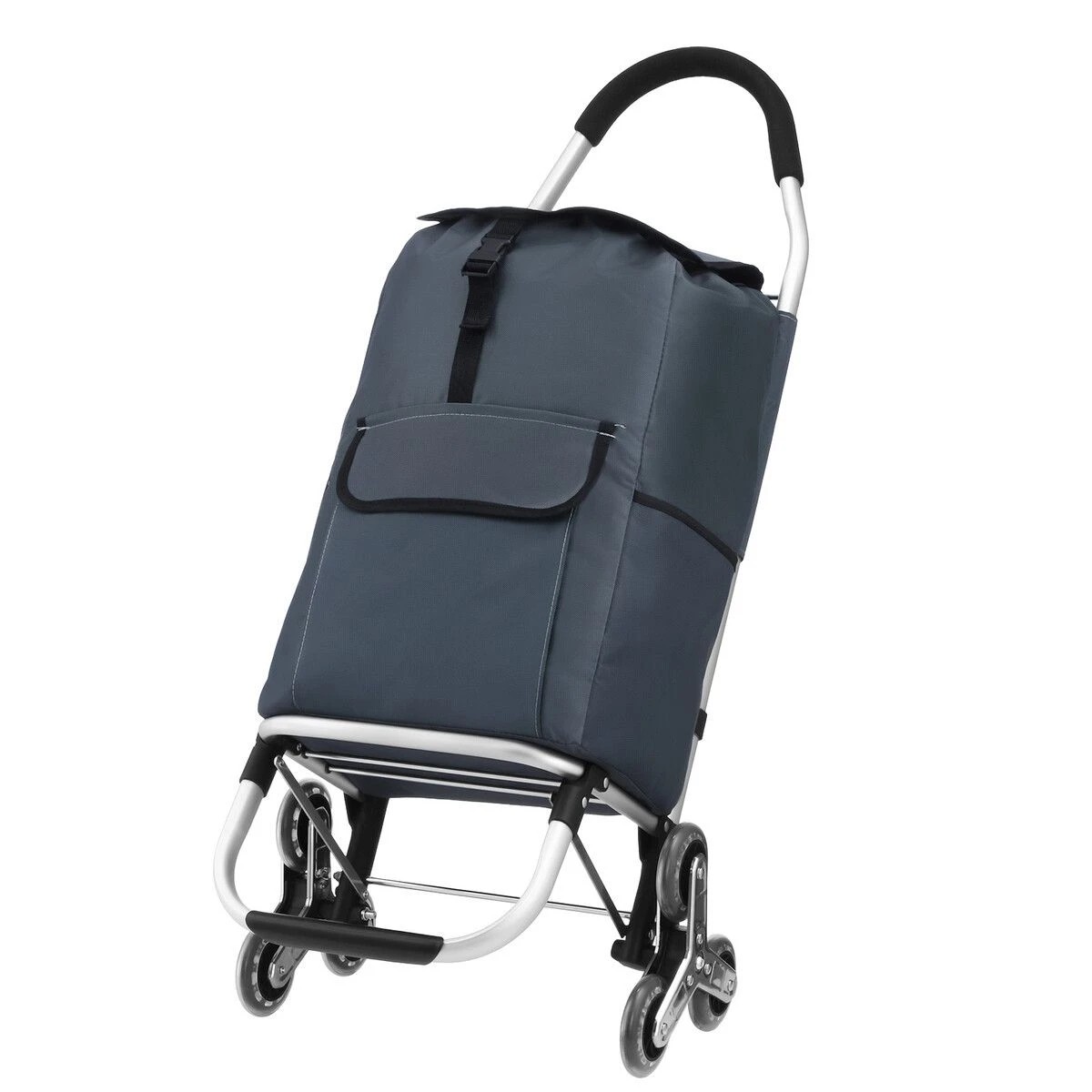 2 AUSWAY Shopping Cart Trolley Dolly Foldable Storage Grocery Bag Wheeled, 2 of 2