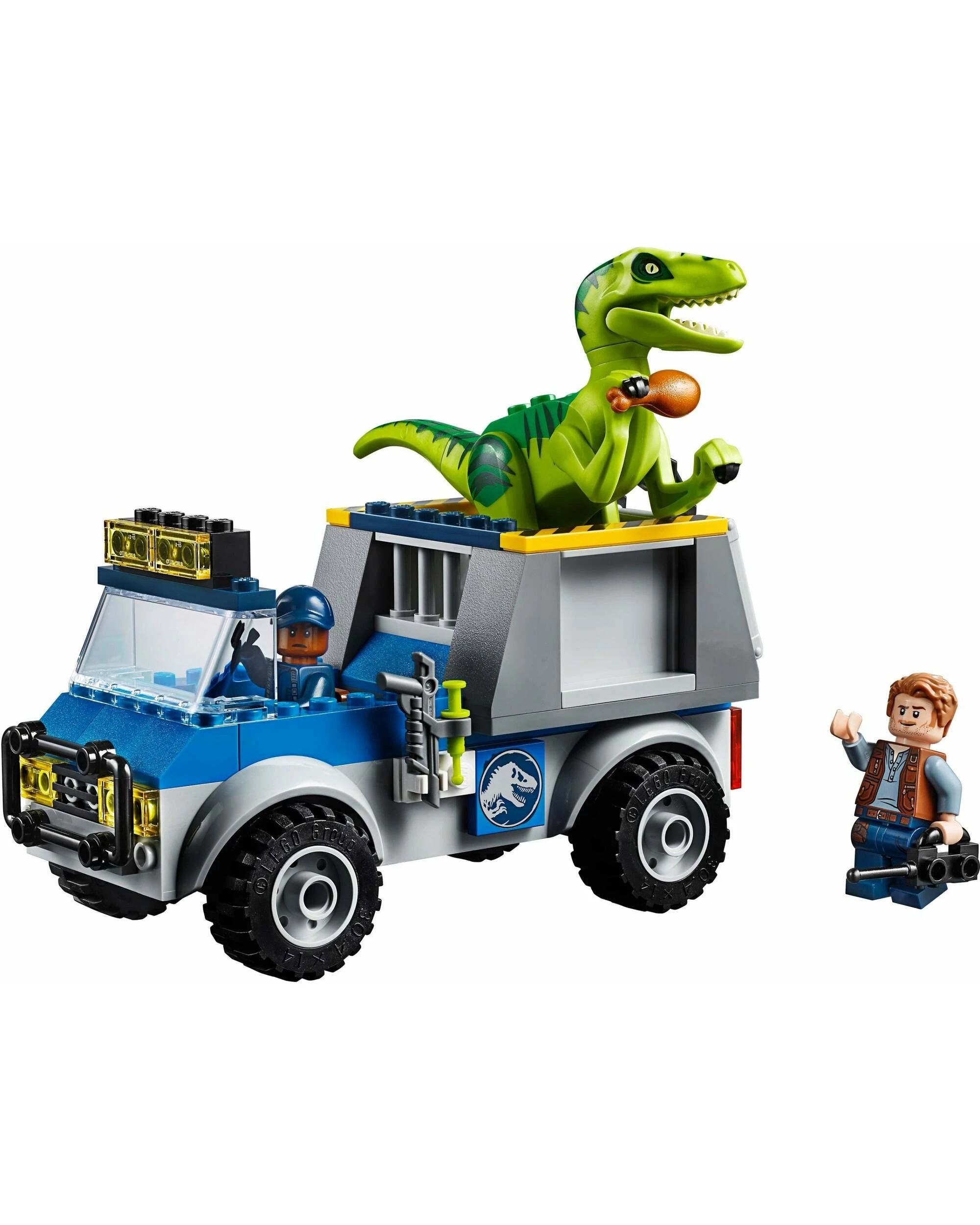 1 LEGO 10757 Raptor Rescue Truck: Jurassic World Volcano Escape, 1 of 3