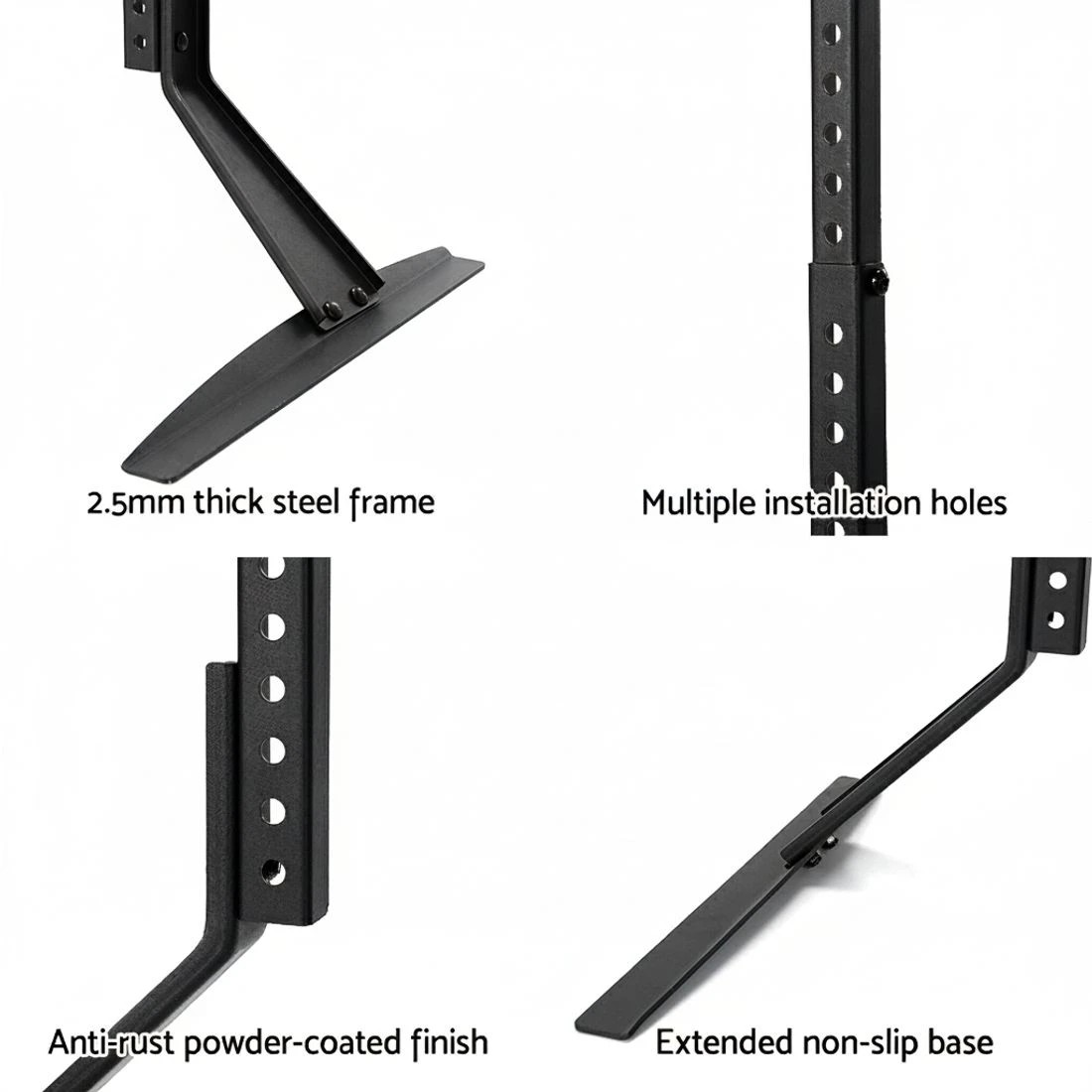 4 Artiss TV Stand Mount Bracket For 32 - 70" TVs - Black, 4 of 4
