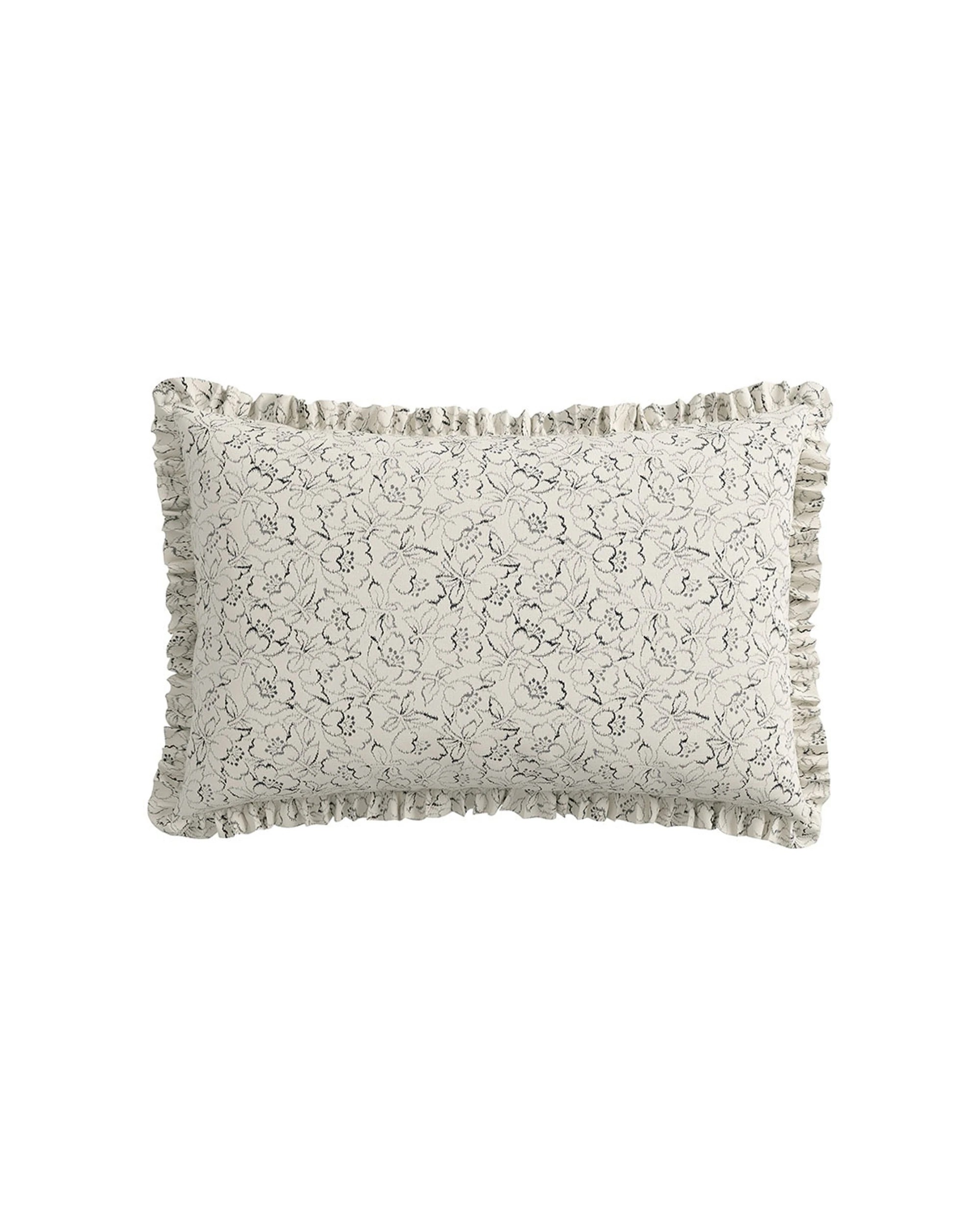 3 Bedeck Ayda Cover Set With Pillowcases Chalk - Multi, 3 of 3