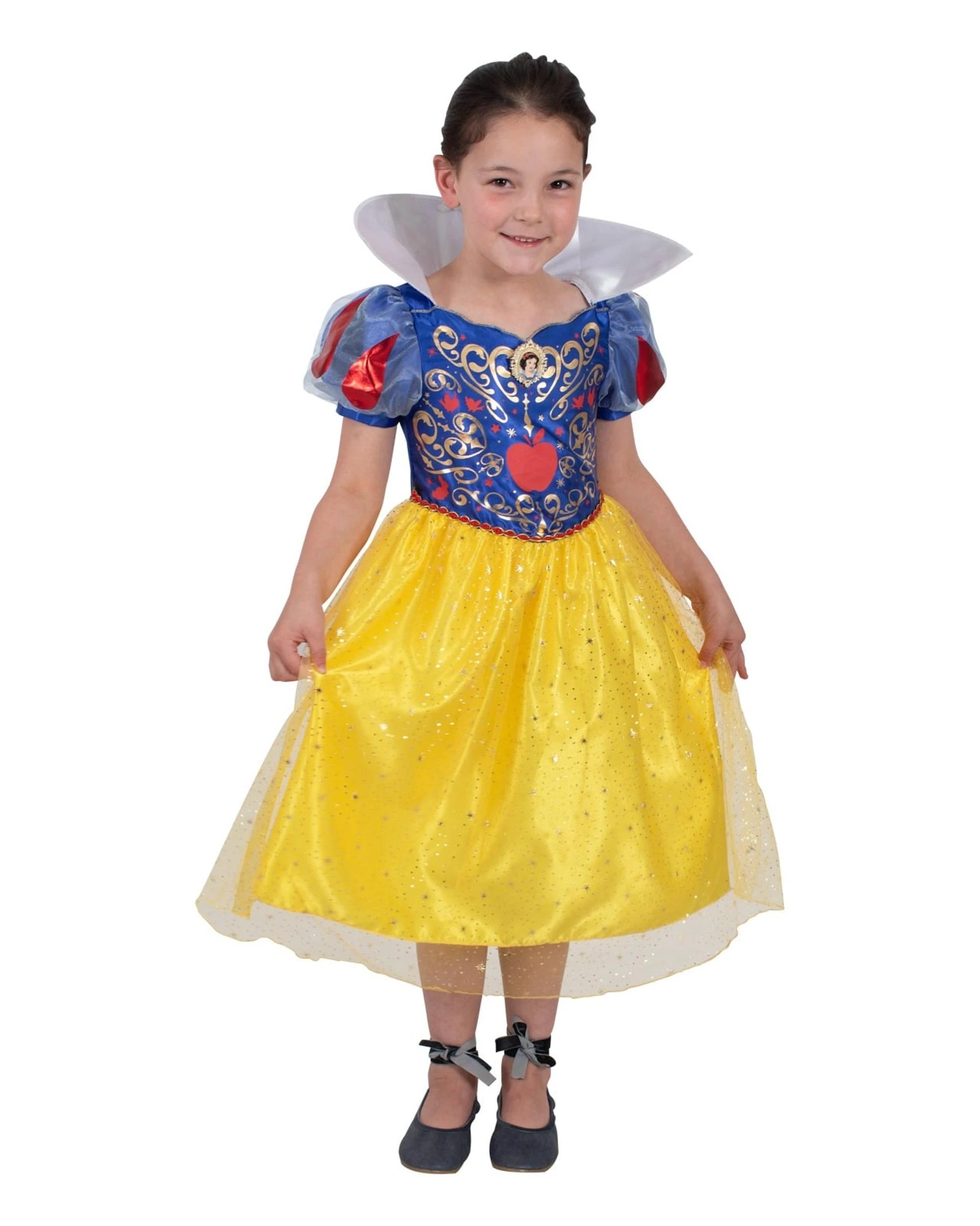 3 Disney Princess Snow Whites Sparkle Deluxe Costume Costume Size 3-5 Years, 3 of 5