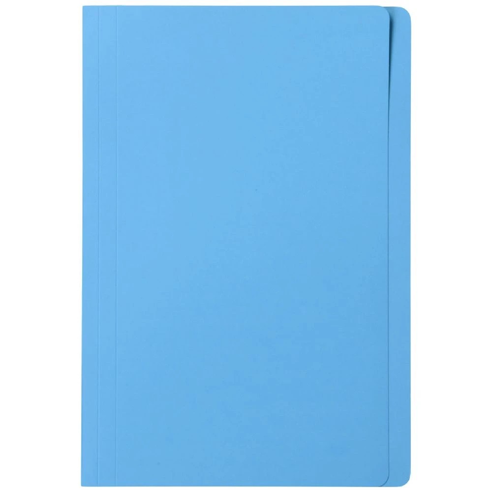 1 J.Burrows Manila Folder Foolscap Blue, 1 of 3