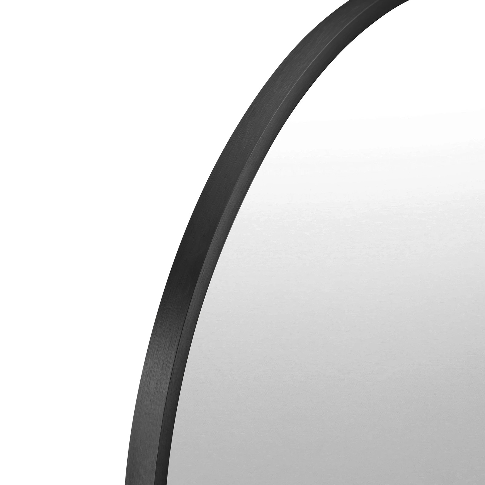 9 Oikiture Wall Mirrors Oval Makeup Mirror Bedroom Home Decor 84x50cm
 - Black, 9 of 9