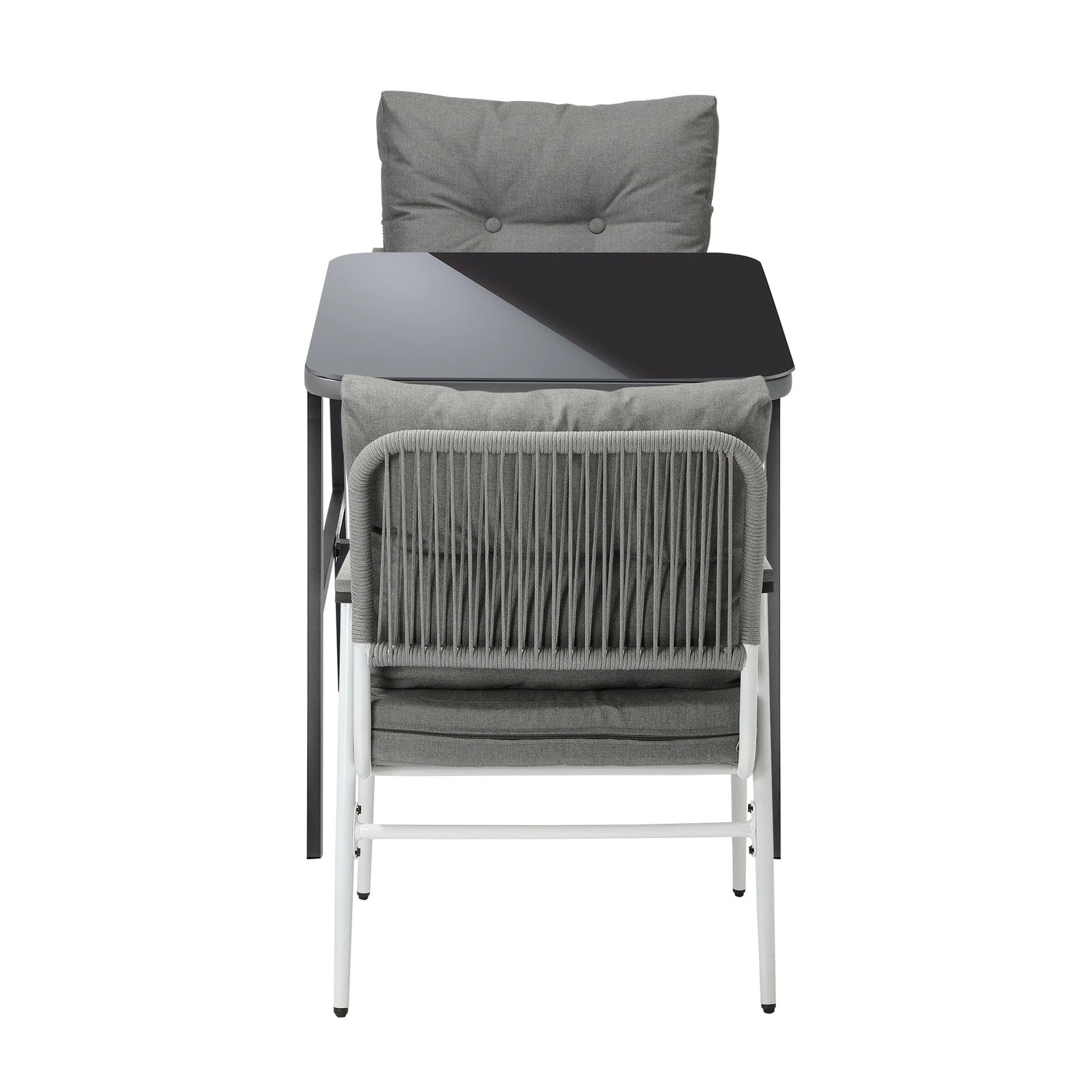 7 Livsip Outdoor Dining Set Patio Furniture Setting Garden Table and Chairs 3PCS - Multi, 7 of 9