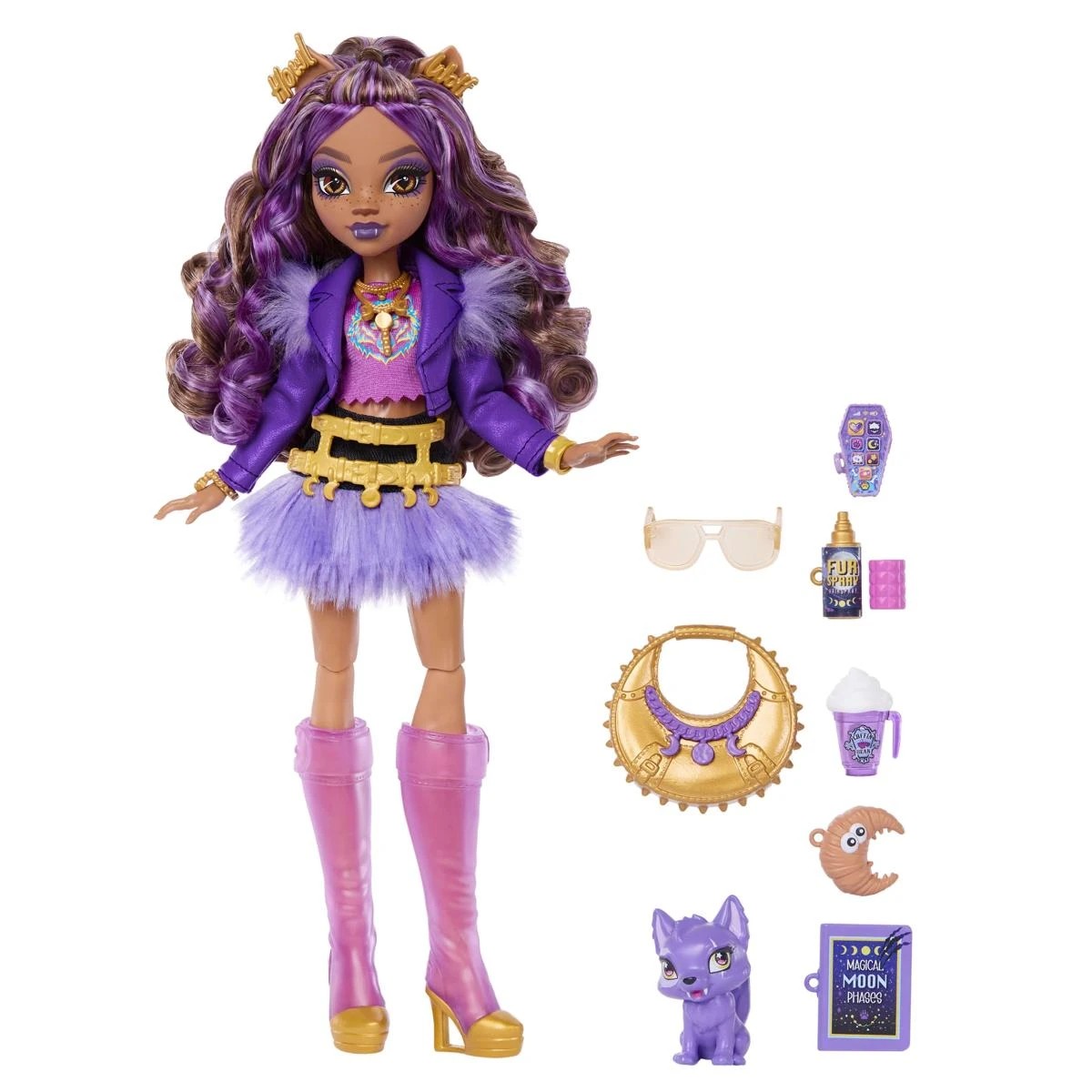 2 Monster High Clawdeen Wolf Doll and Accessories, 2 of 6