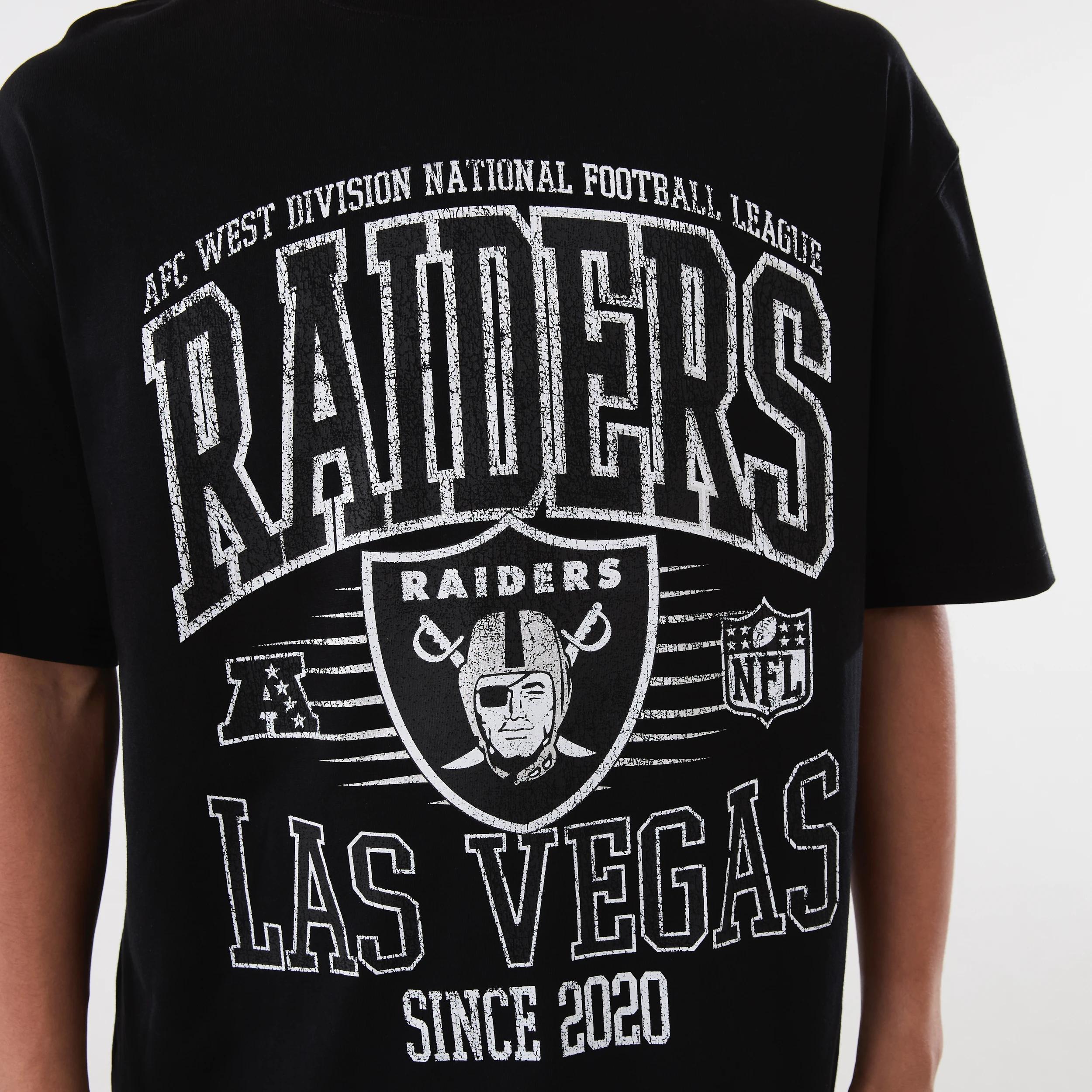 4 Official NFL Kids Youth T-shirt RAIDERS ASH HEATHER, 4 of 7