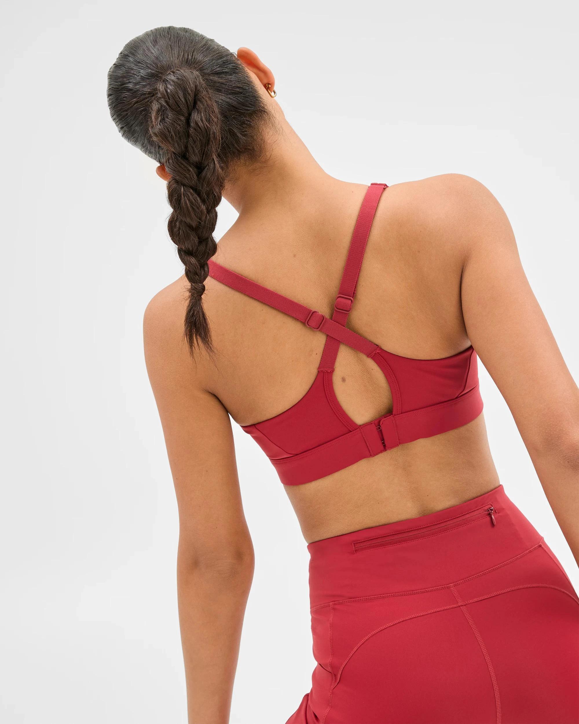 4 Target Active Infinity Medium Impact Crop Top SIENNA, 4 of 5