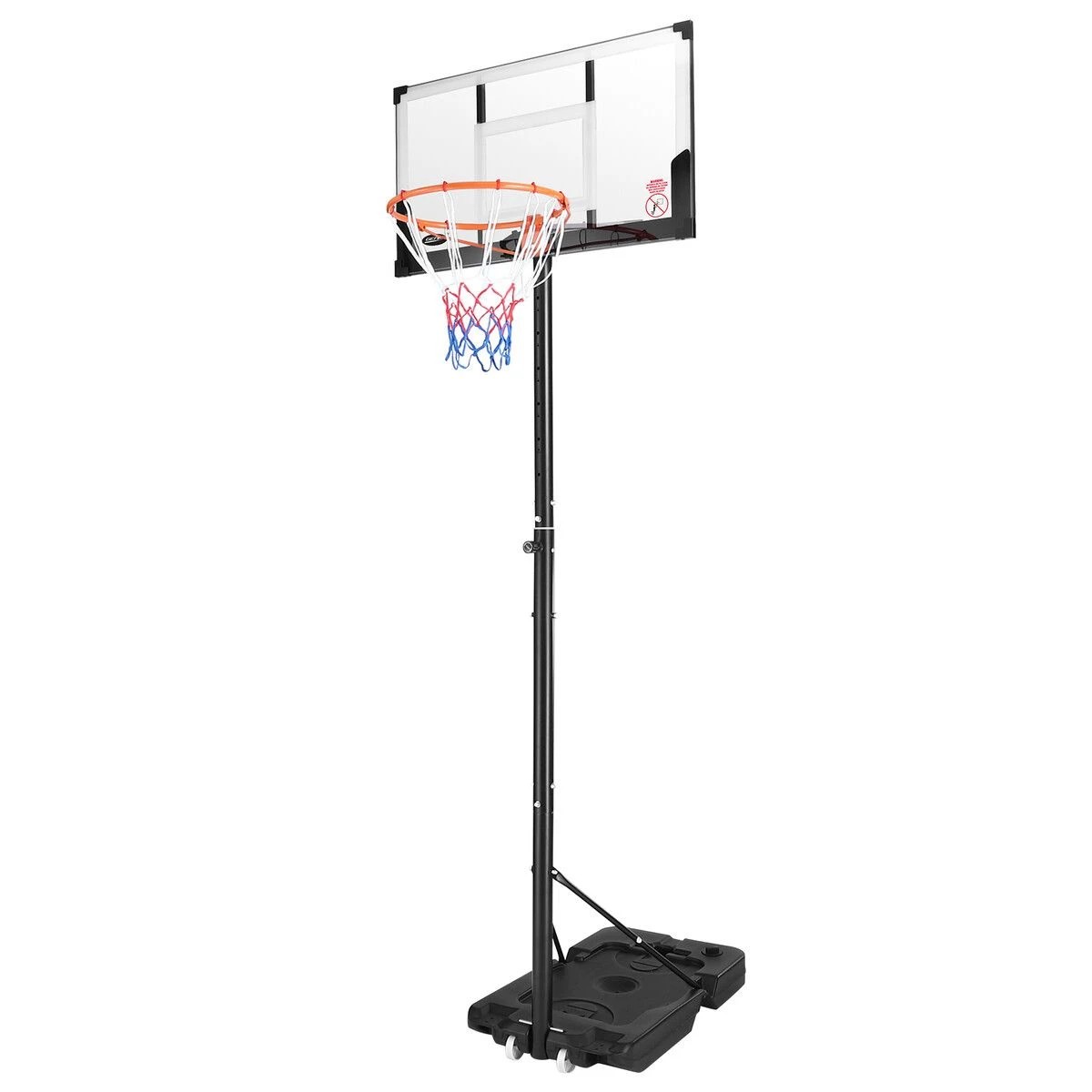 4 Ausway Portable Basketball Hoop System Adjustable Stand 1.1m-3.05m, 4 of 7